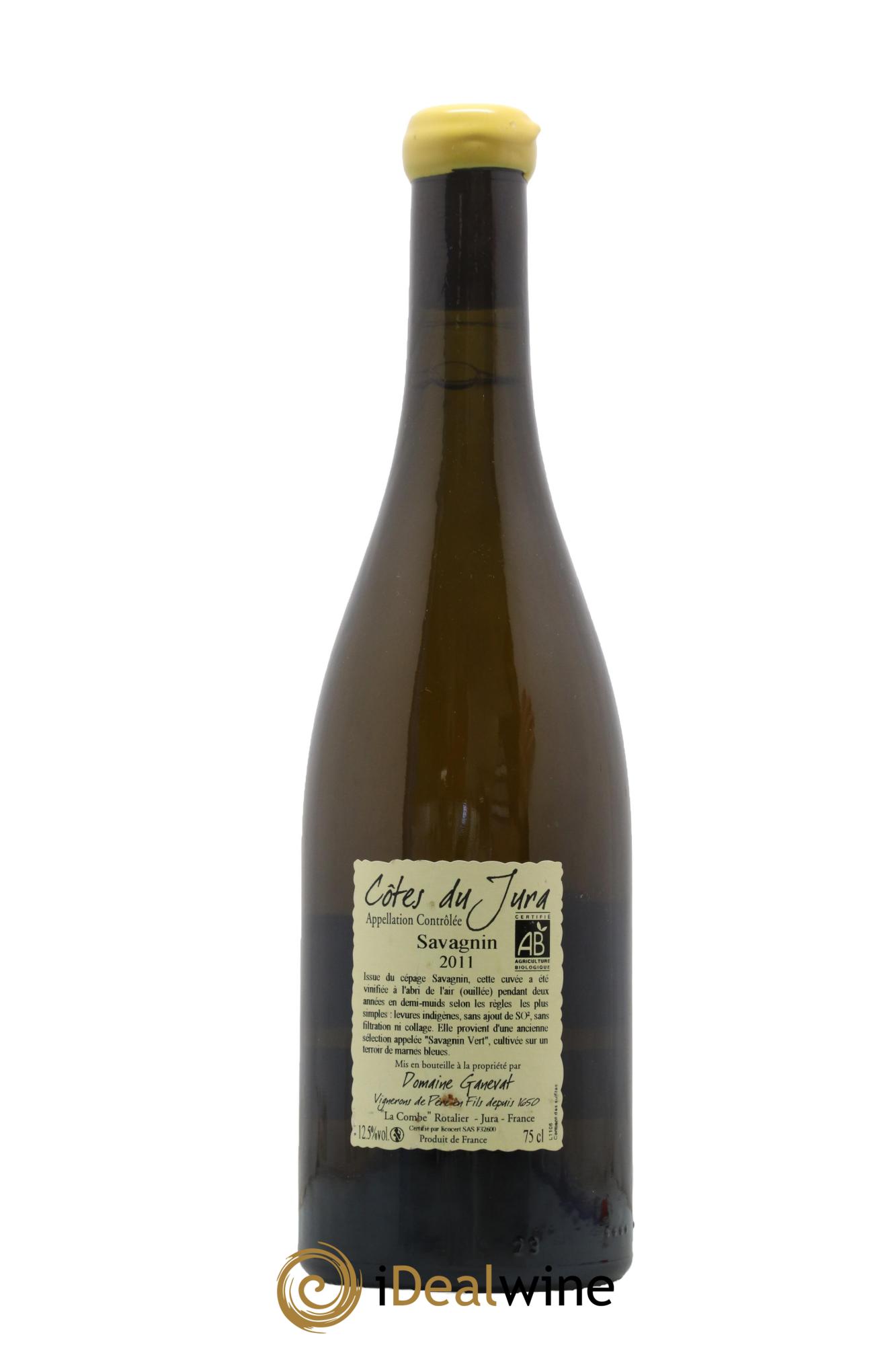 Côtes du Jura Les Chalasses Marnes Bleues Jean-François Ganevat (Domaine) 2011 - Lot de 1 bouteille - 1