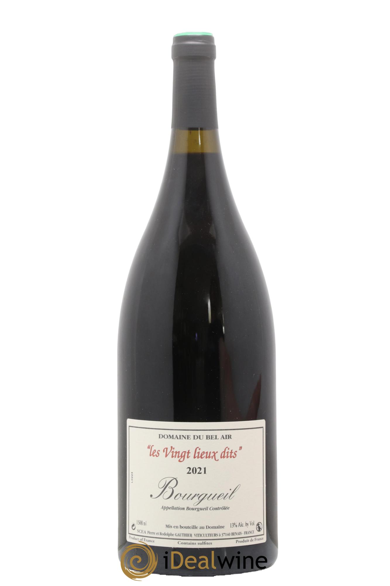 Bourgueil Vingt Lieux Dits Domaine du Bel Air 2021 - Lot of 1 magnum - 0