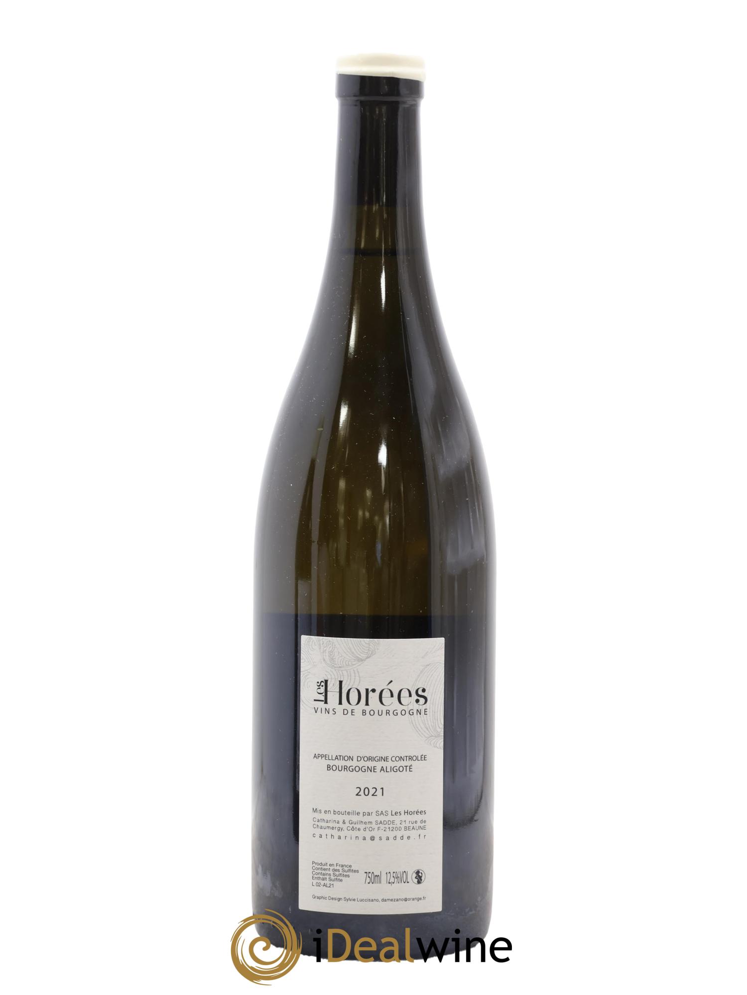 Bourgogne Aligoté En Coulezain Les Horées 2021 - Lot de 1 bouteille - 1