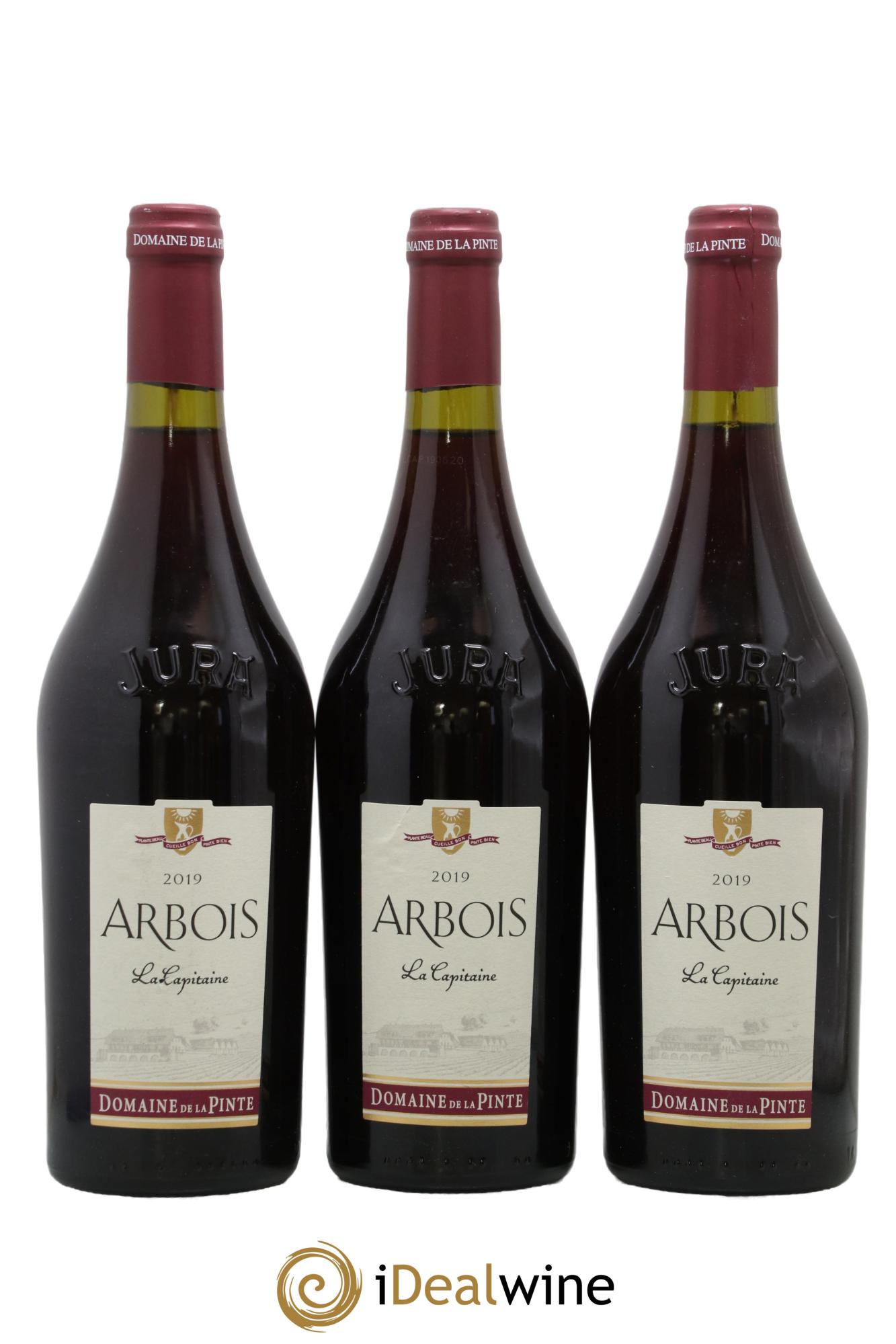 Arbois La Capitaine Domaine de la Pinte 2019 - Lot of 3 bottles - 0