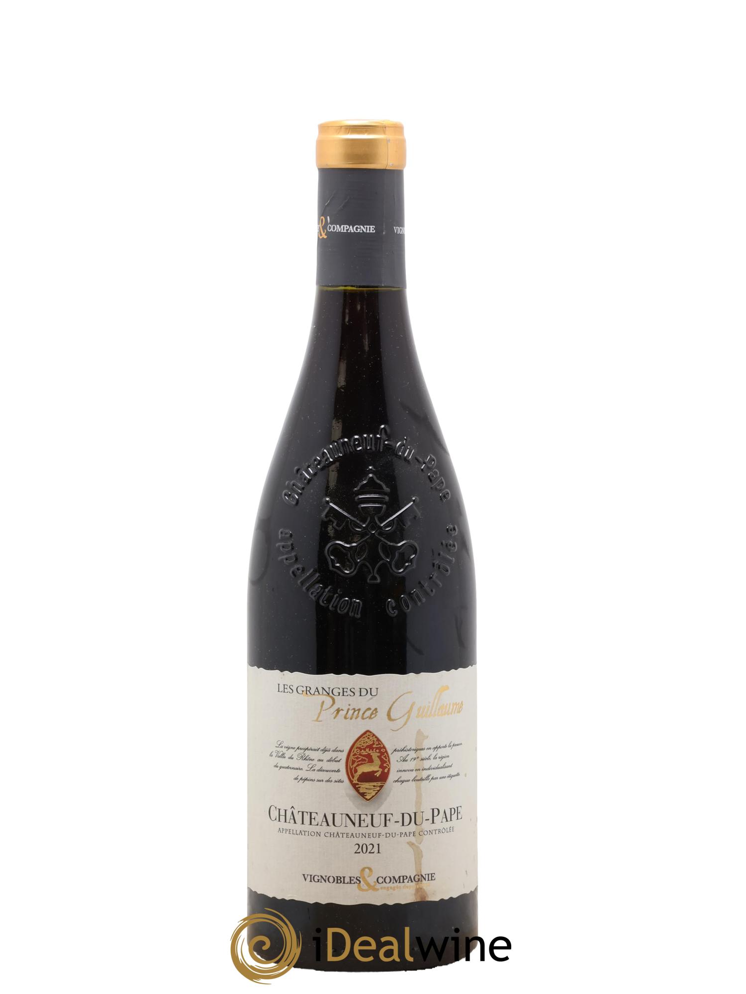 Châteauneuf-du-Pape Les Granges Prince Guillaume Vignoble & Compagnie 2021 - Lot of 1 bottle - 0