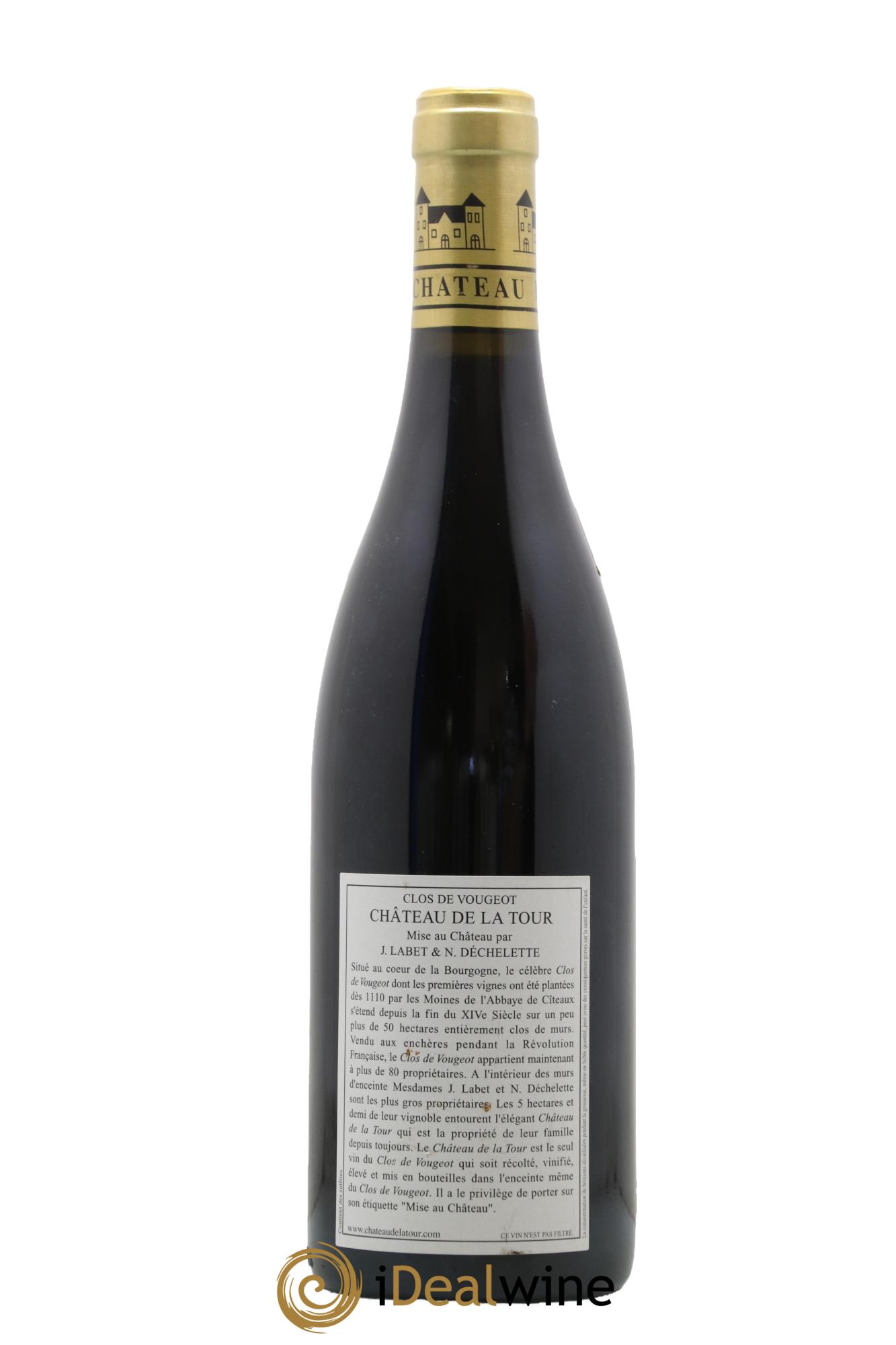 Clos de Vougeot Grand Cru Vieilles Vignes Château de La Tour 2014 - Lotto di 1 bottiglia - 1