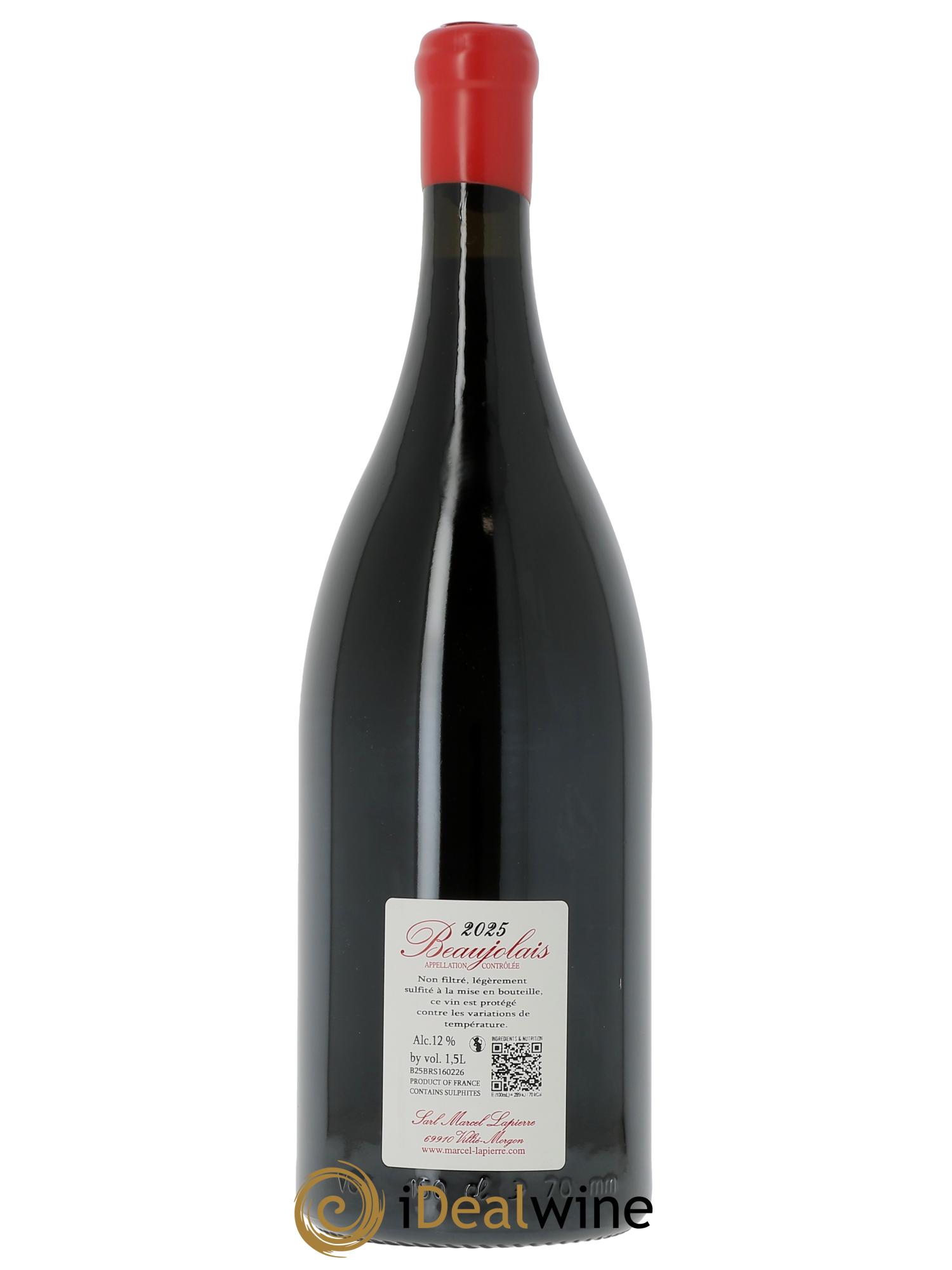 Beaujolais Marcel Lapierre (Domaine)  2025 - Lot de 1 magnum - 1