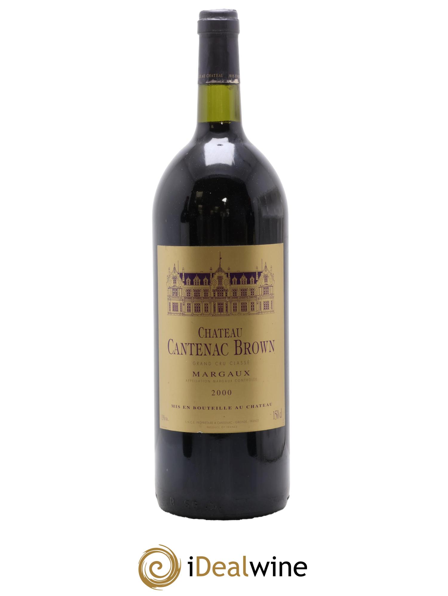 Château Cantenac Brown 3ème Grand Cru Classé 2000 - Lot de 1 magnum - 0