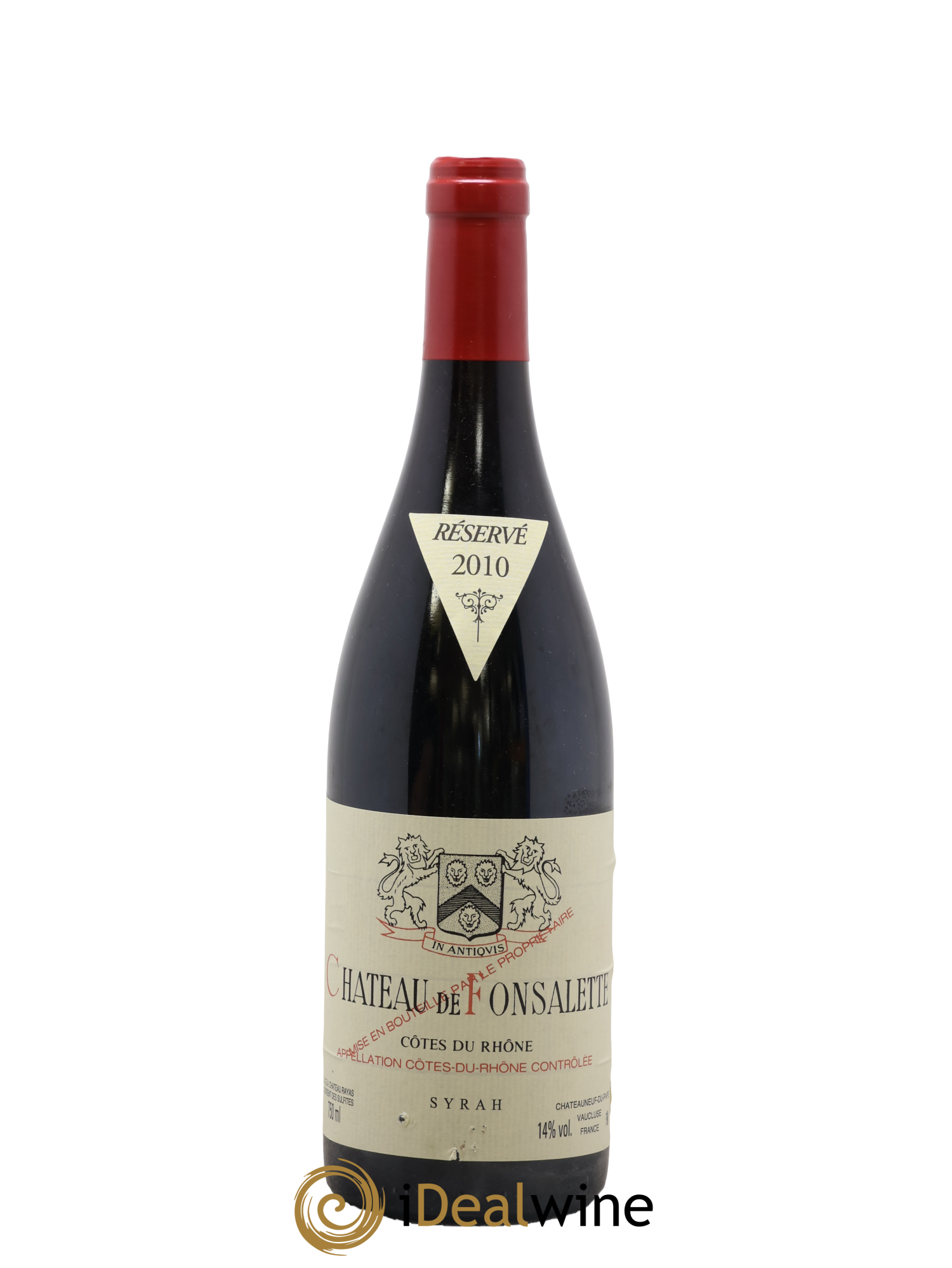 Côtes-du-Rhône Cuvée Syrah Château de Fonsalette 2010 - Posten von 1 Flasche - 0