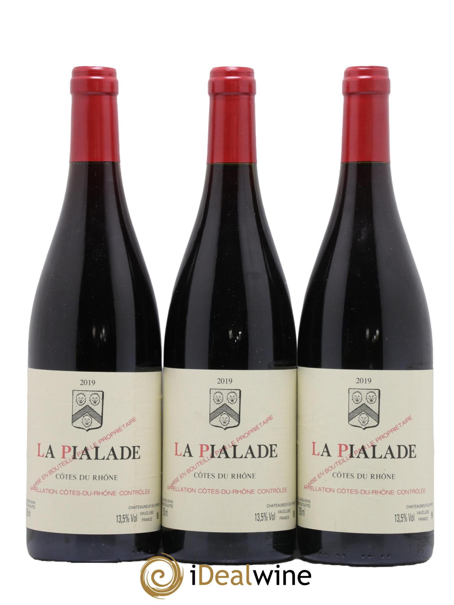 Côtes-du-Rhône La Pialade Emmanuel Reynaud 2019 - Lot de 3 bouteilles - 0