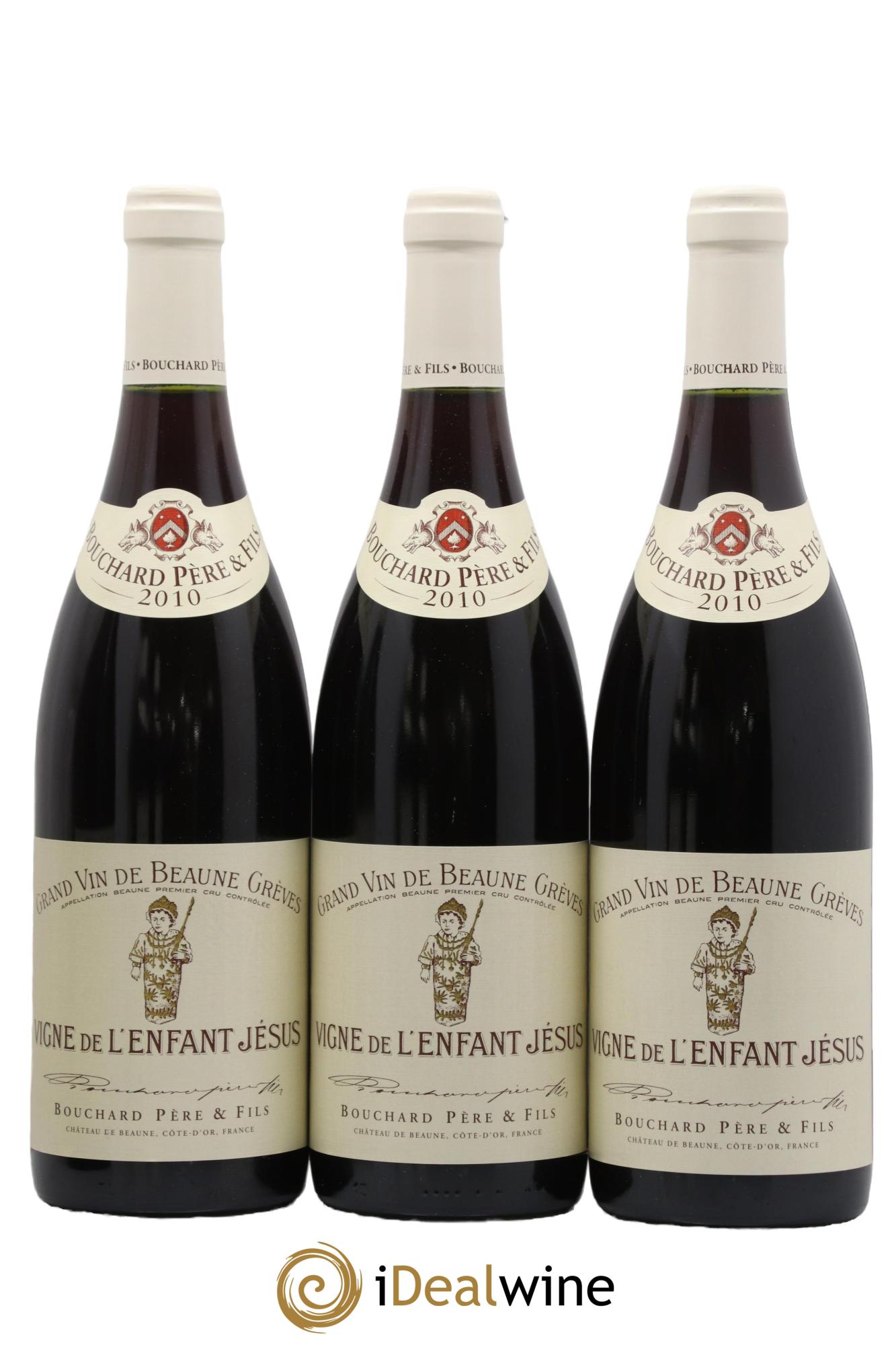 Beaune 1er Cru Grèves - Vigne de l'Enfant Jésus Bouchard Père & Fils 2010 - Lot of 6 bottles - 1