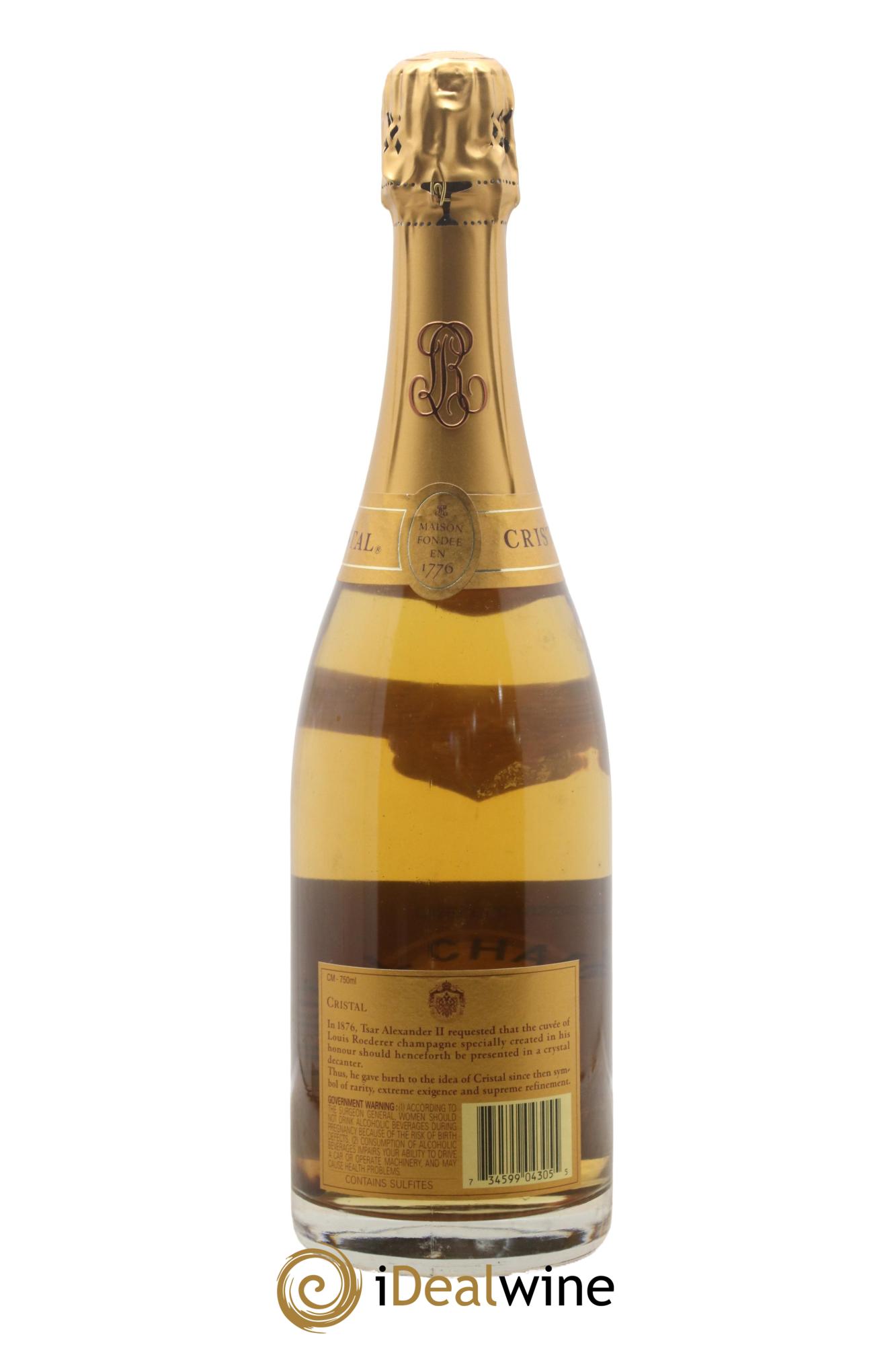 Cristal Louis Roederer 1997 - Lot of 1 bottle - 1