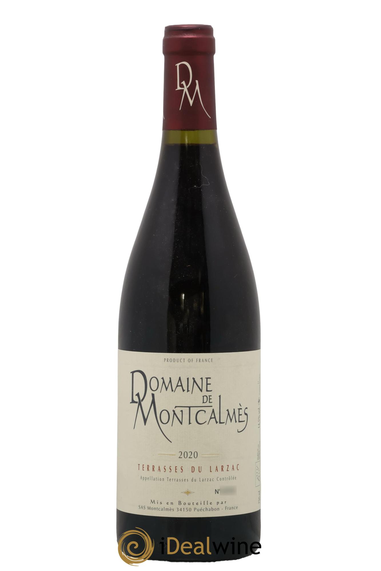 Terrasses du Larzac (anciennement Coteaux du Languedoc) Domaine de Montcalmès Frédéric Pourtalié 2020 - Posten von 1 Flasche - 0