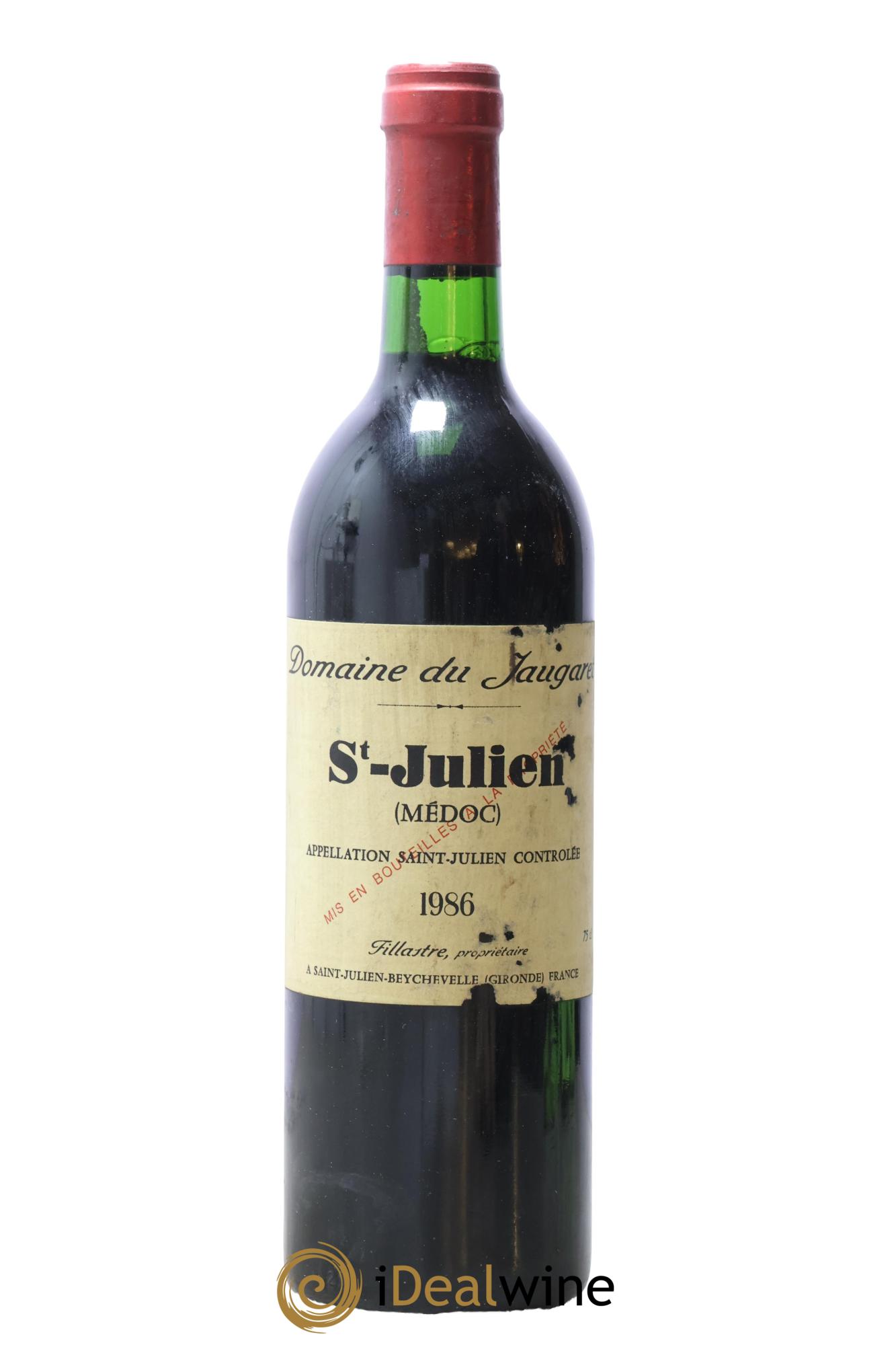 Domaine du Jaugaret 1986 - Lot de 1 bouteille - 0