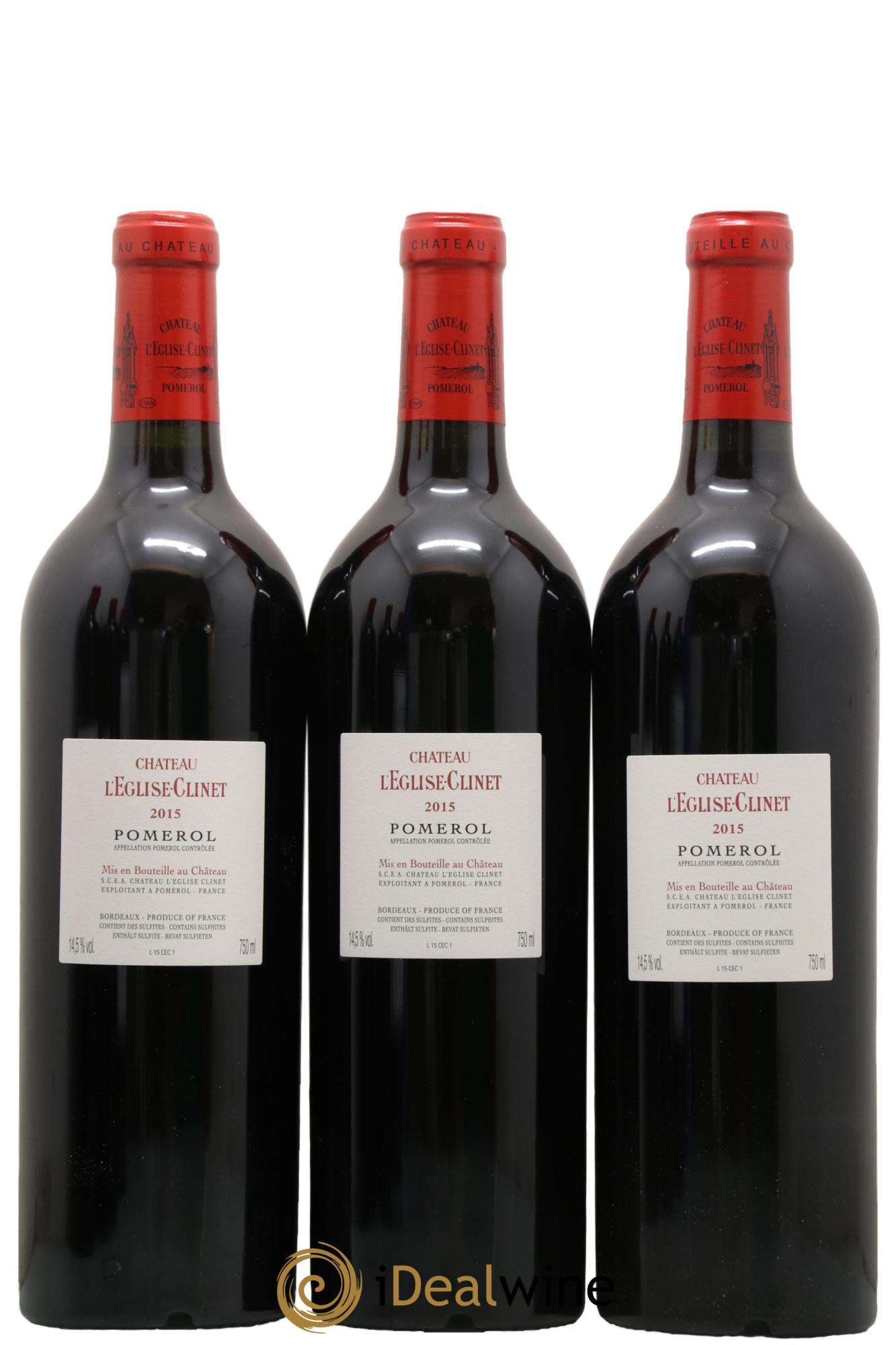 Château l' Église Clinet 2015 - Lot de 6 bouteilles - 4