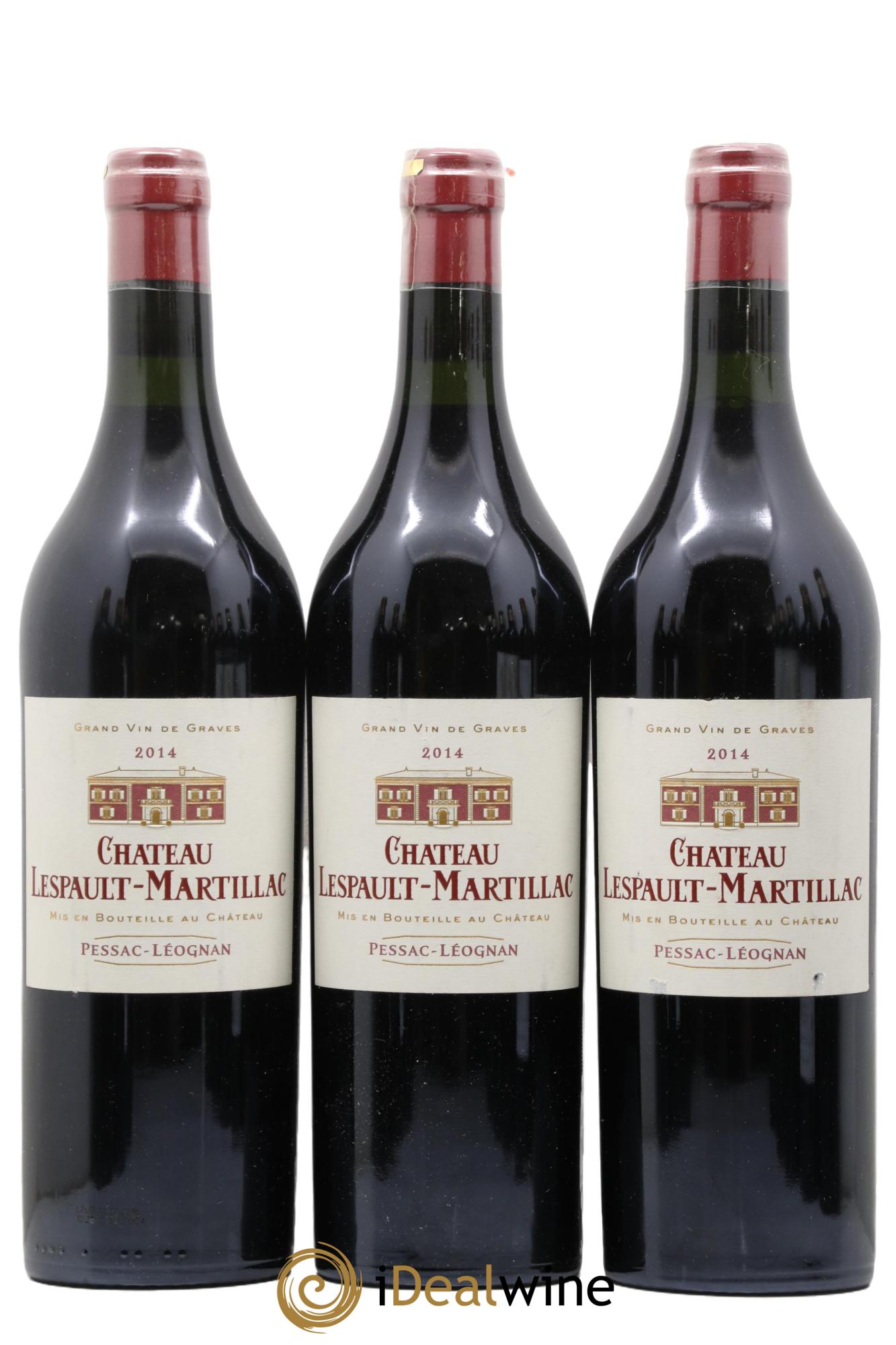 Château Lespault-Martillac 2014 - Lot de 3 bouteilles - 0