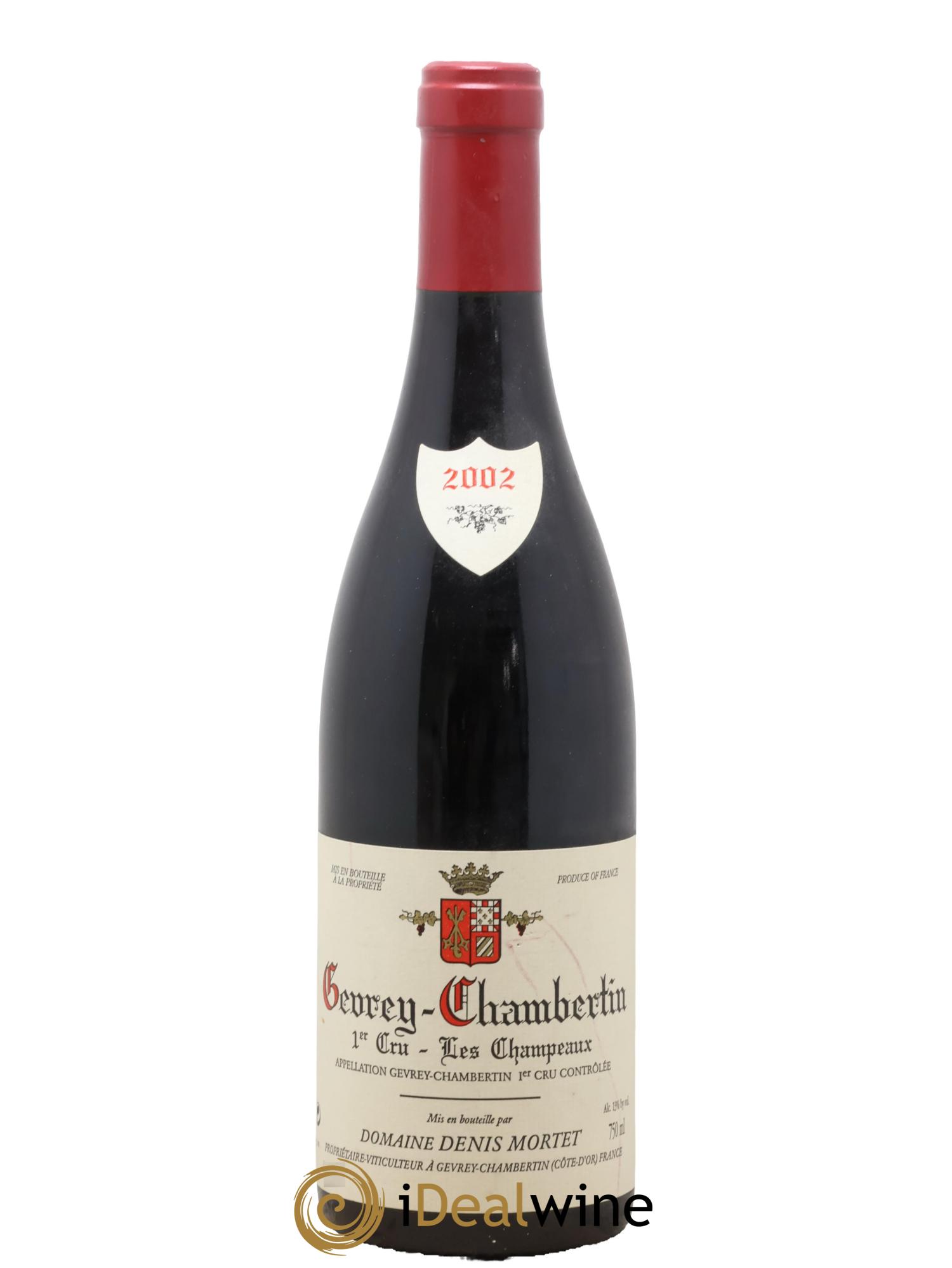 Gevrey-Chambertin 1er Cru Les Champeaux Denis Mortet (Domaine) 2002 - Lot of 1 bottle - 0