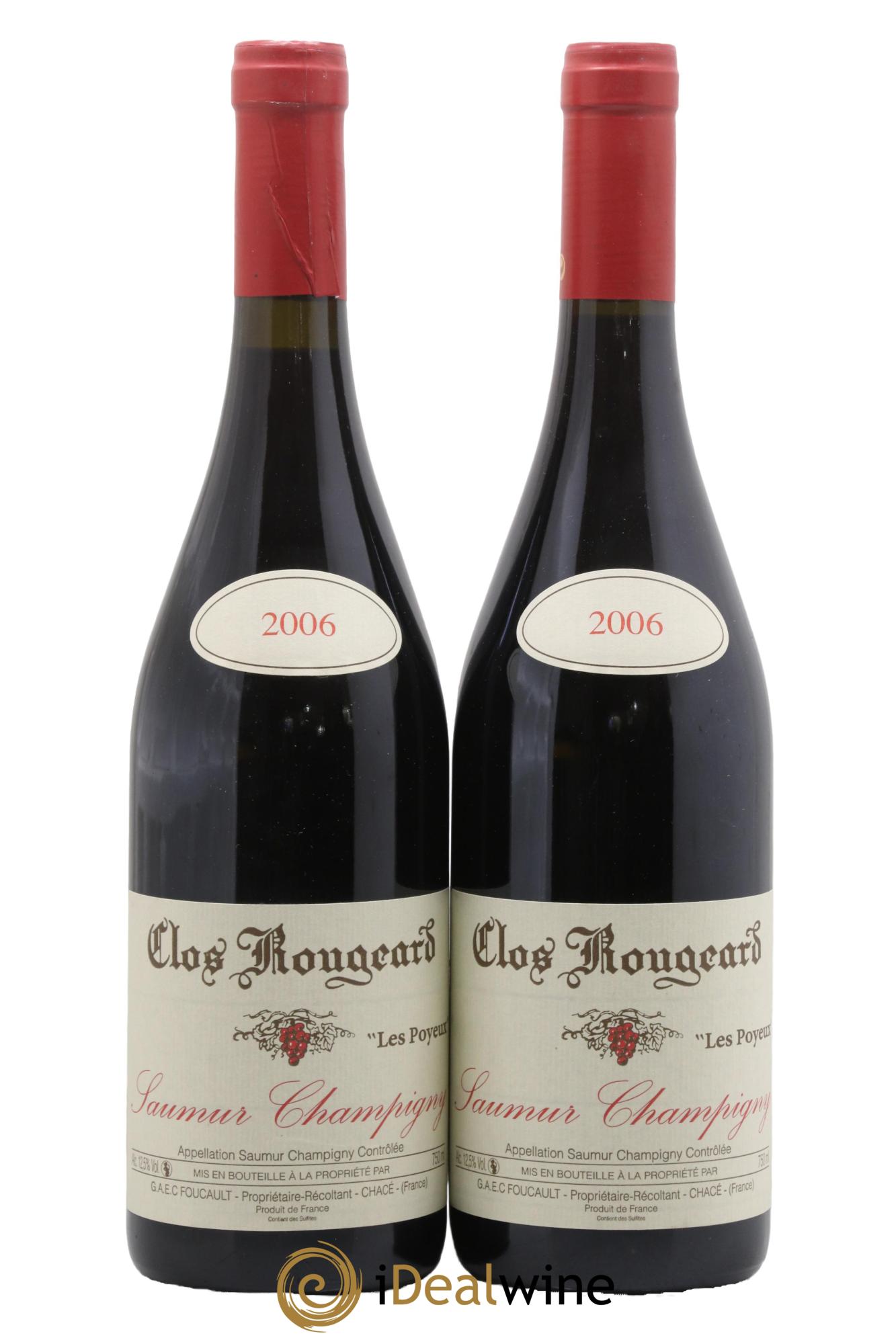 Saumur-Champigny Les Poyeux Clos Rougeard 2006 - Lot de 2 bouteilles - 0