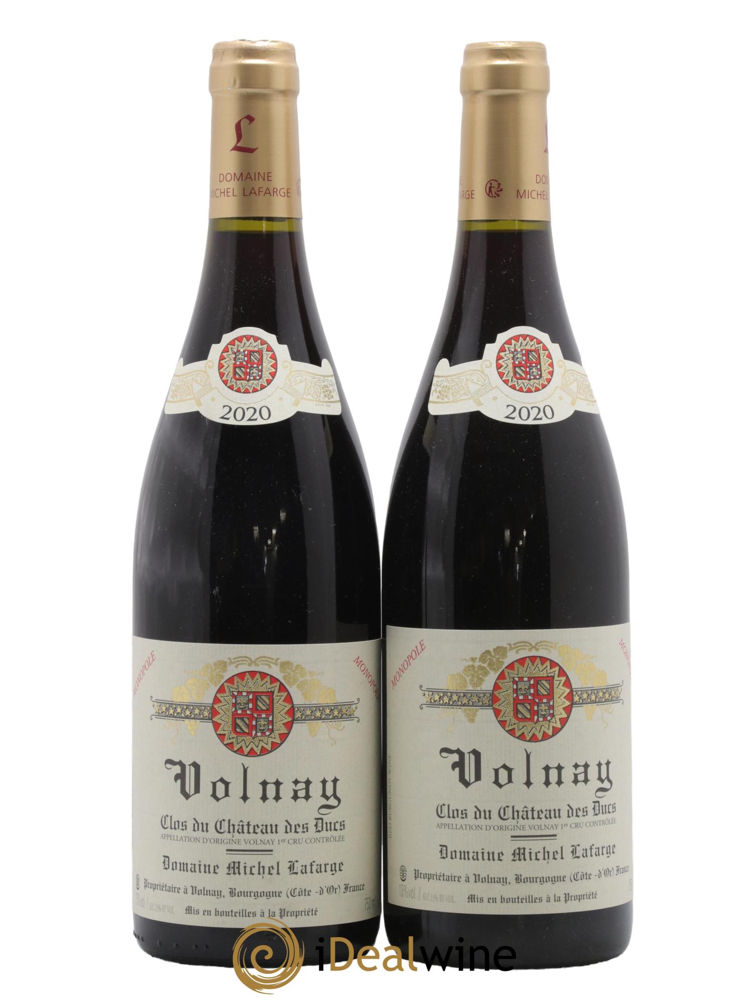 Volnay 1er Cru Clos du Château des Ducs Lafarge (Domaine) 2020 - Lot of 2 bottles - 0