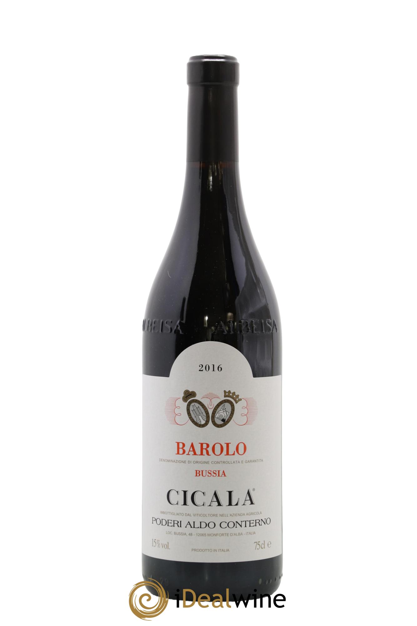 Barolo DOCG Bussia Cicala Aldo Conterno 2016 - Lot de 1 bouteille - 0