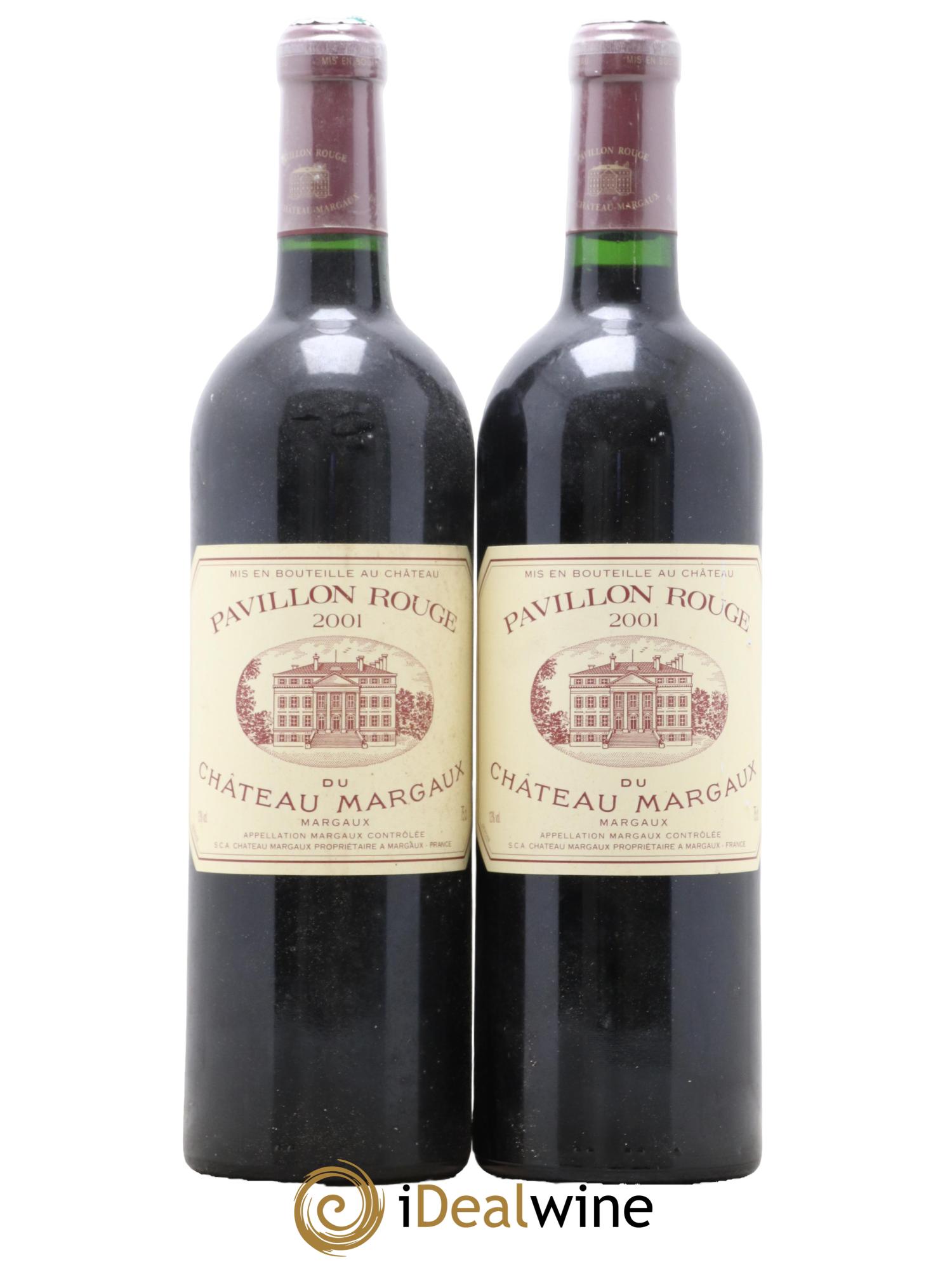 Pavillon Rouge du Château Margaux Second Vin 2001 - Lot de 2 bouteilles - 0