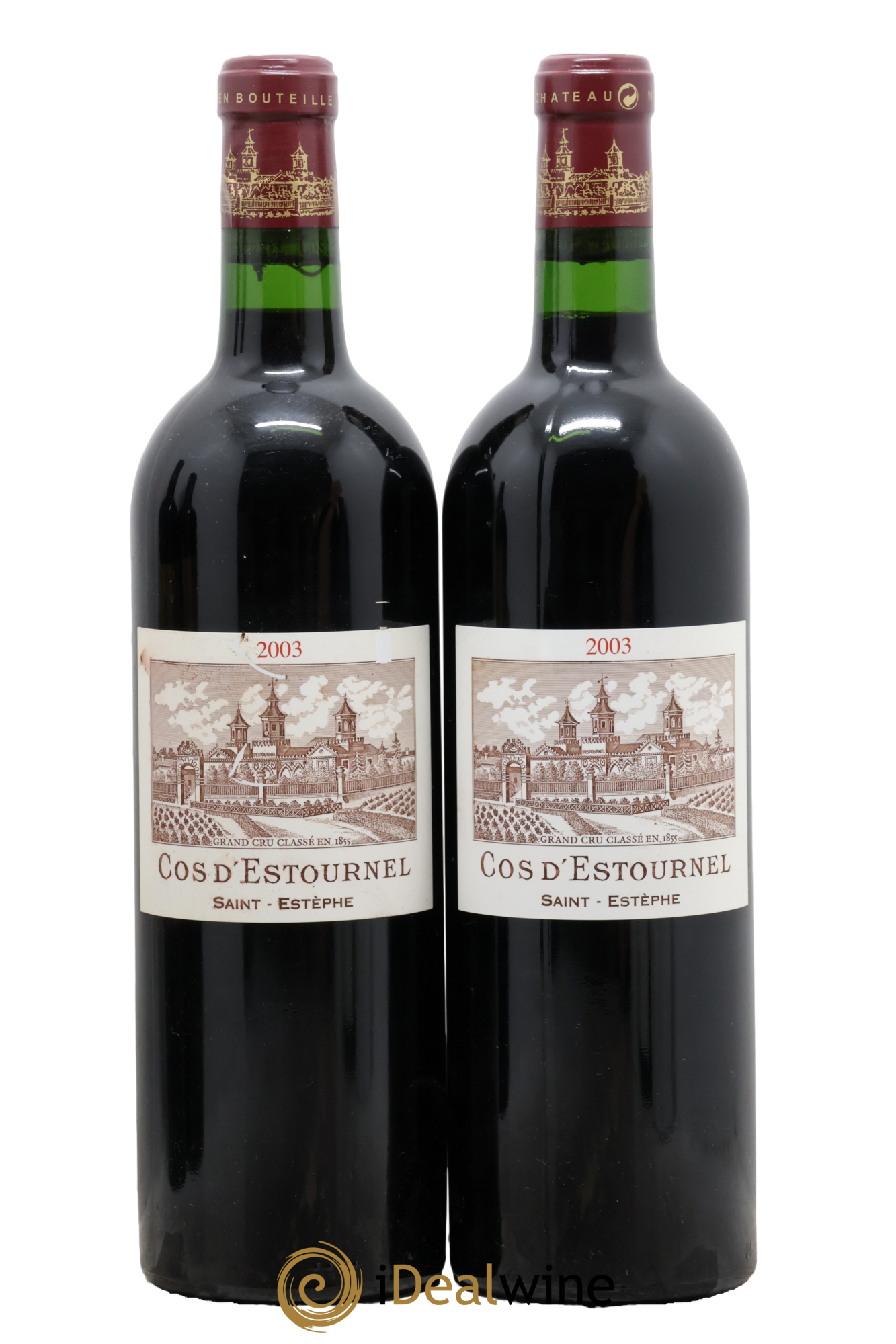Cos d'Estournel 2ème Grand Cru Classé 2003 - Lot of 2 bottles - 0