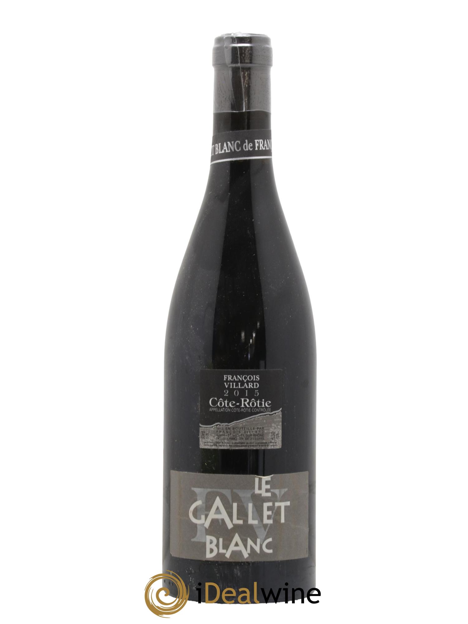 Côte-Rôtie Le Gallet Blanc François Villard 2015 - Lot de 1 bouteille - 0