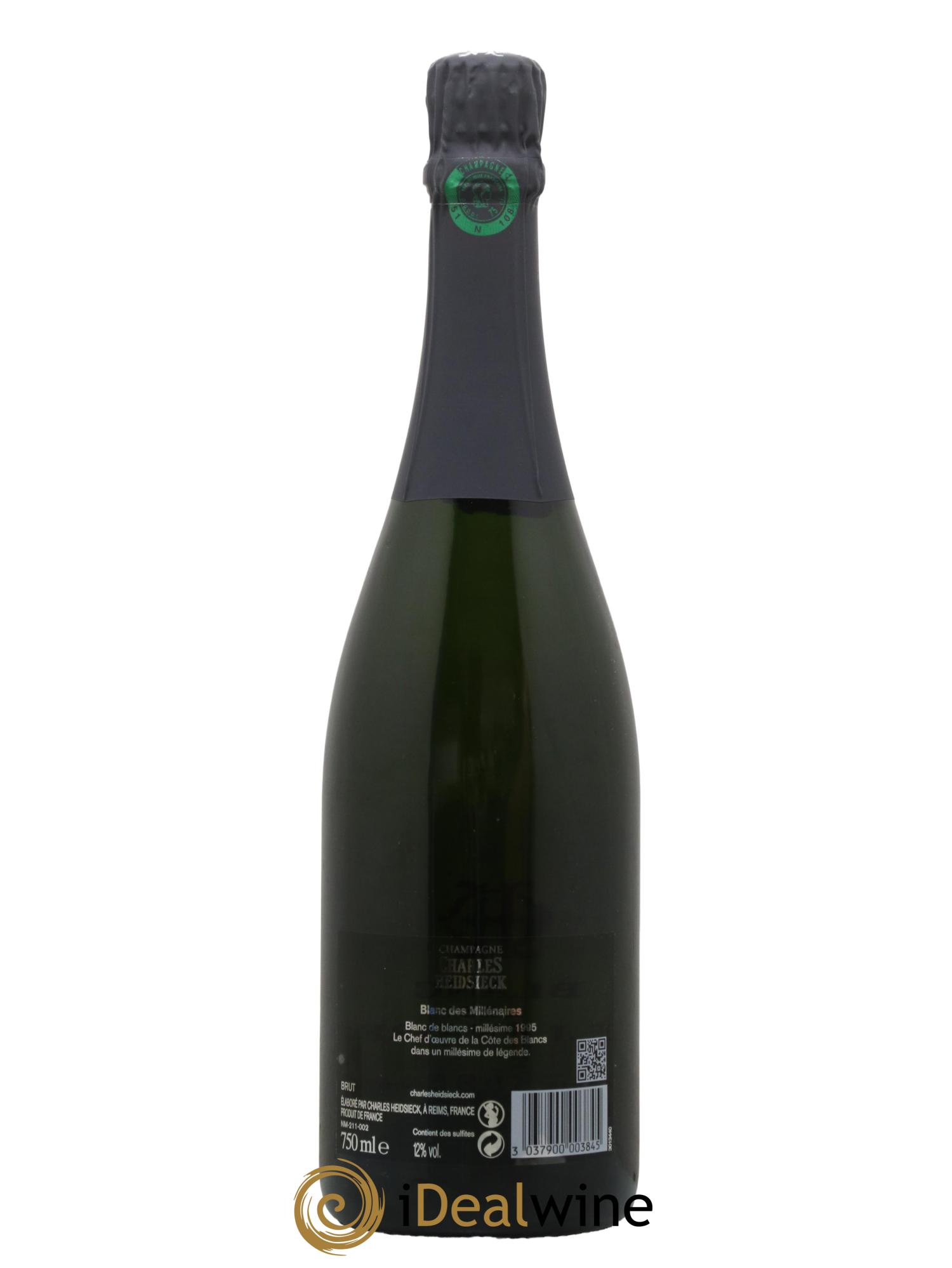 Blanc de Blancs Blanc des Millénaires Brut Charles Heidsieck 1995 - Lotto di 1 bottiglia - 1