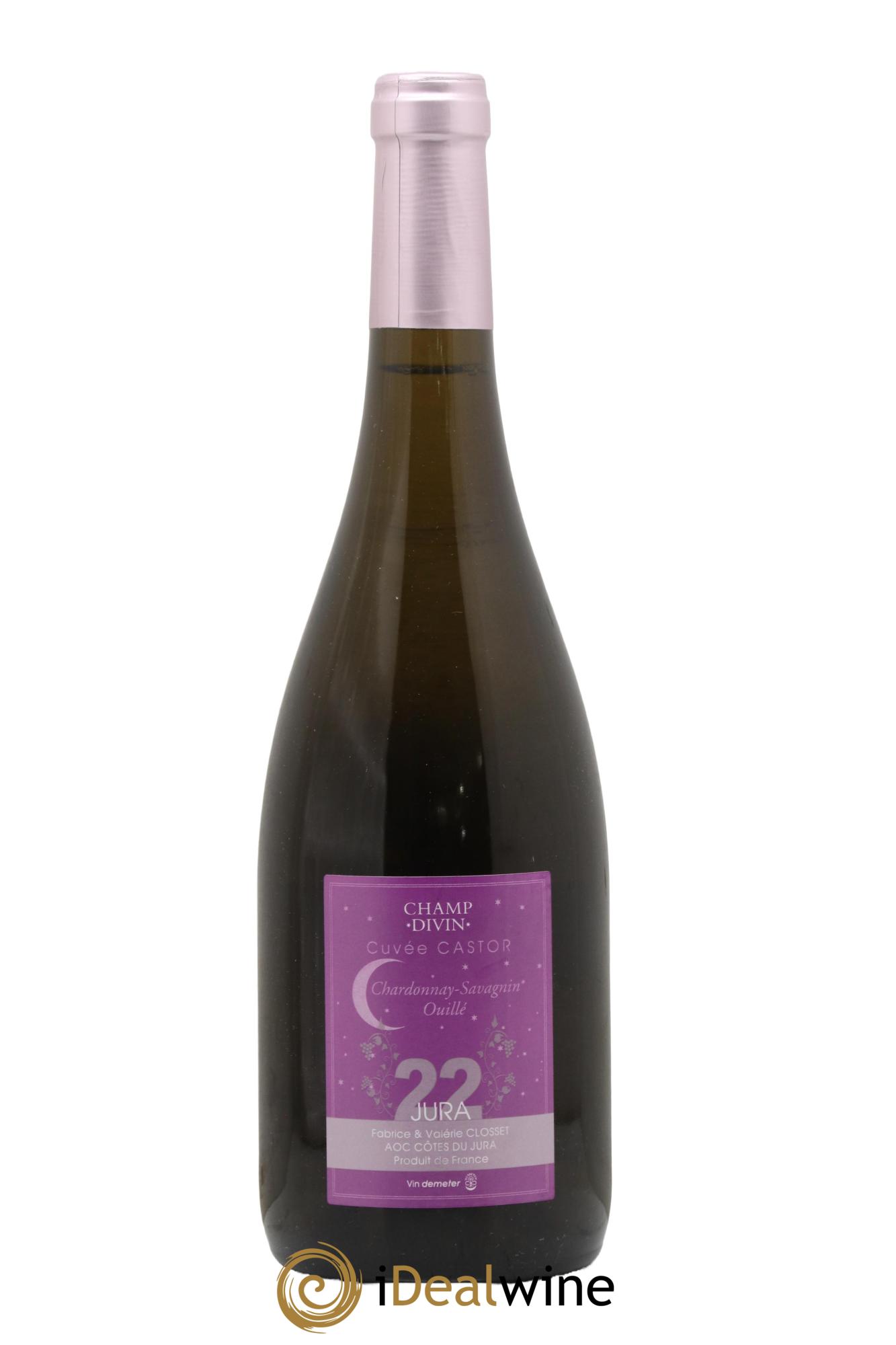 Côtes du Jura Castor Champ Divin 2022 - Posten von 1 Flasche - 0