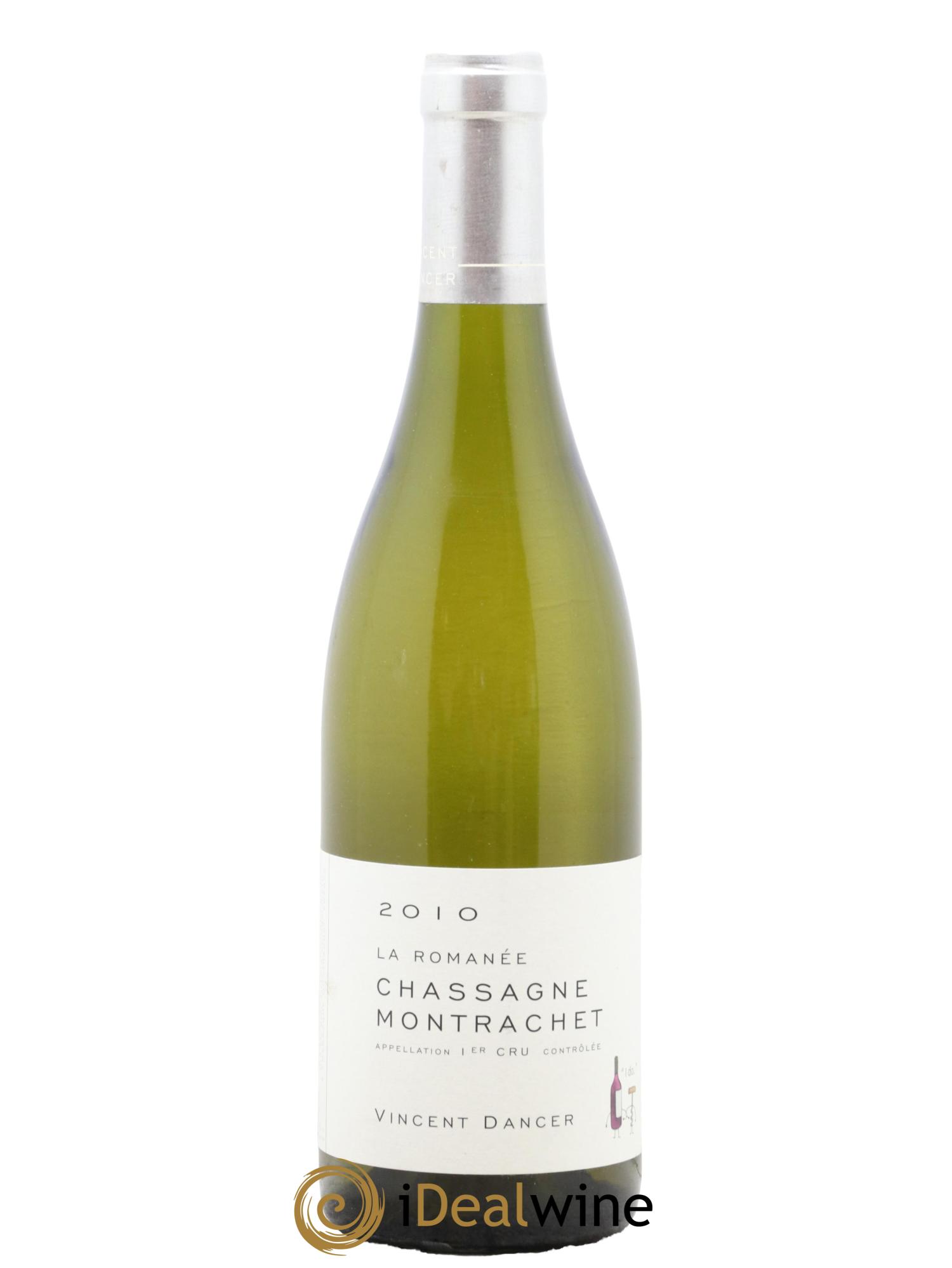 Chassagne-Montrachet 1er Cru La Romanée Vincent Dancer 2010 - Lot de 1 bouteille - 0