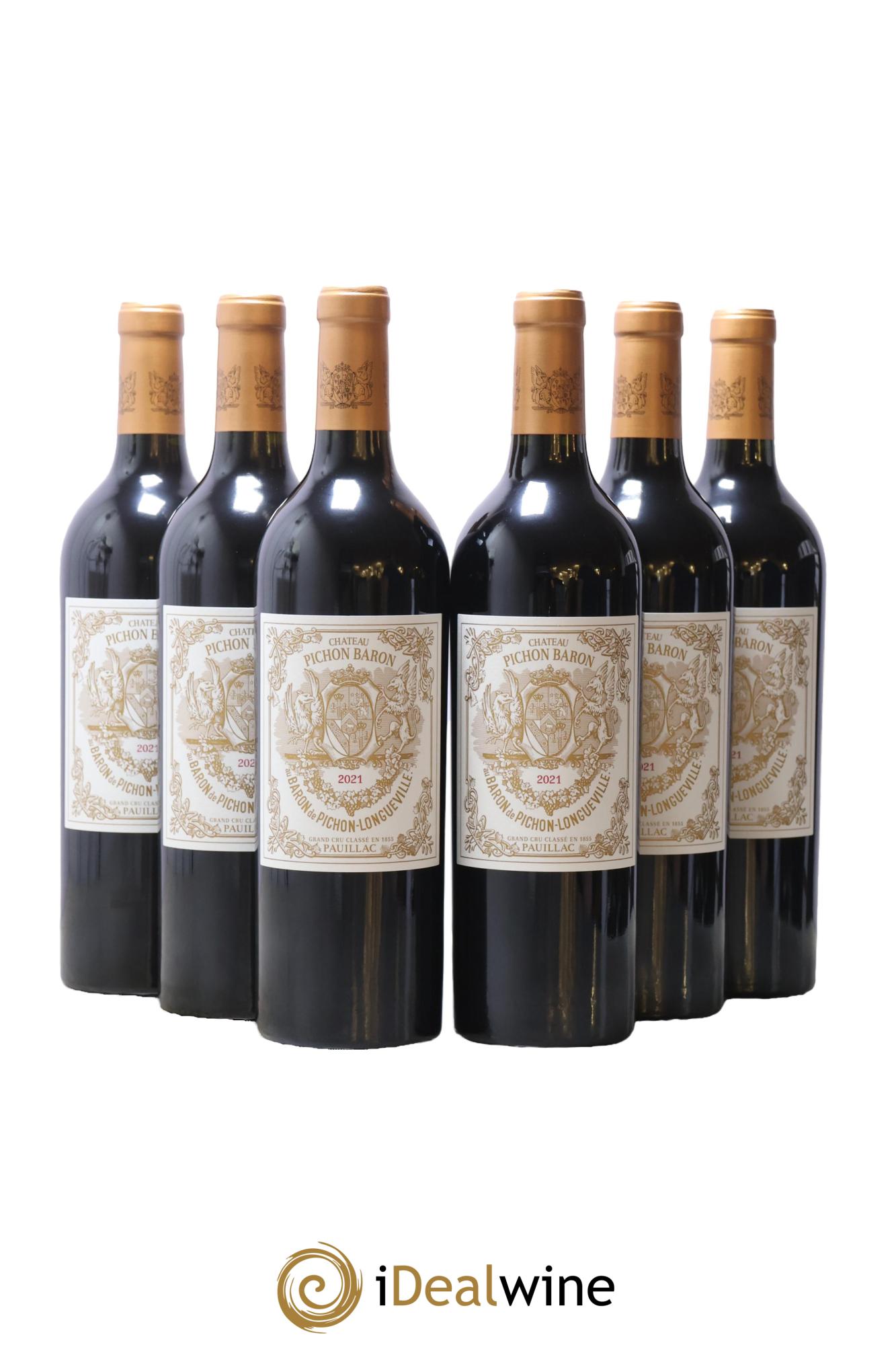 Pichon Longueville Baron 2ème Grand Cru Classé 2021 - Lotto di 6 bottiglie - 0