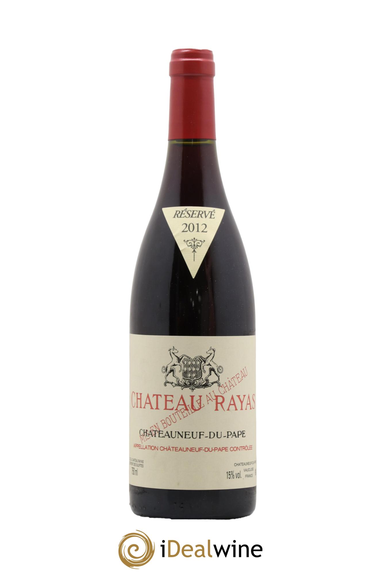Châteauneuf-du-Pape Château Rayas Emmanuel Reynaud 2012 - Lot de 1 bouteille - 0