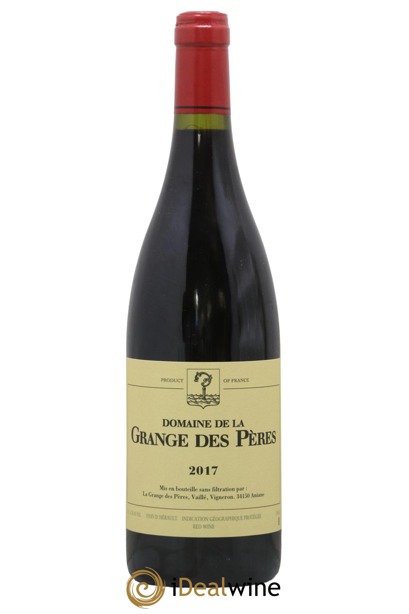 IGP Pays d'Hérault Grange des Pères Laurent Vaillé 2017 - Lot of 1 bottle - 0