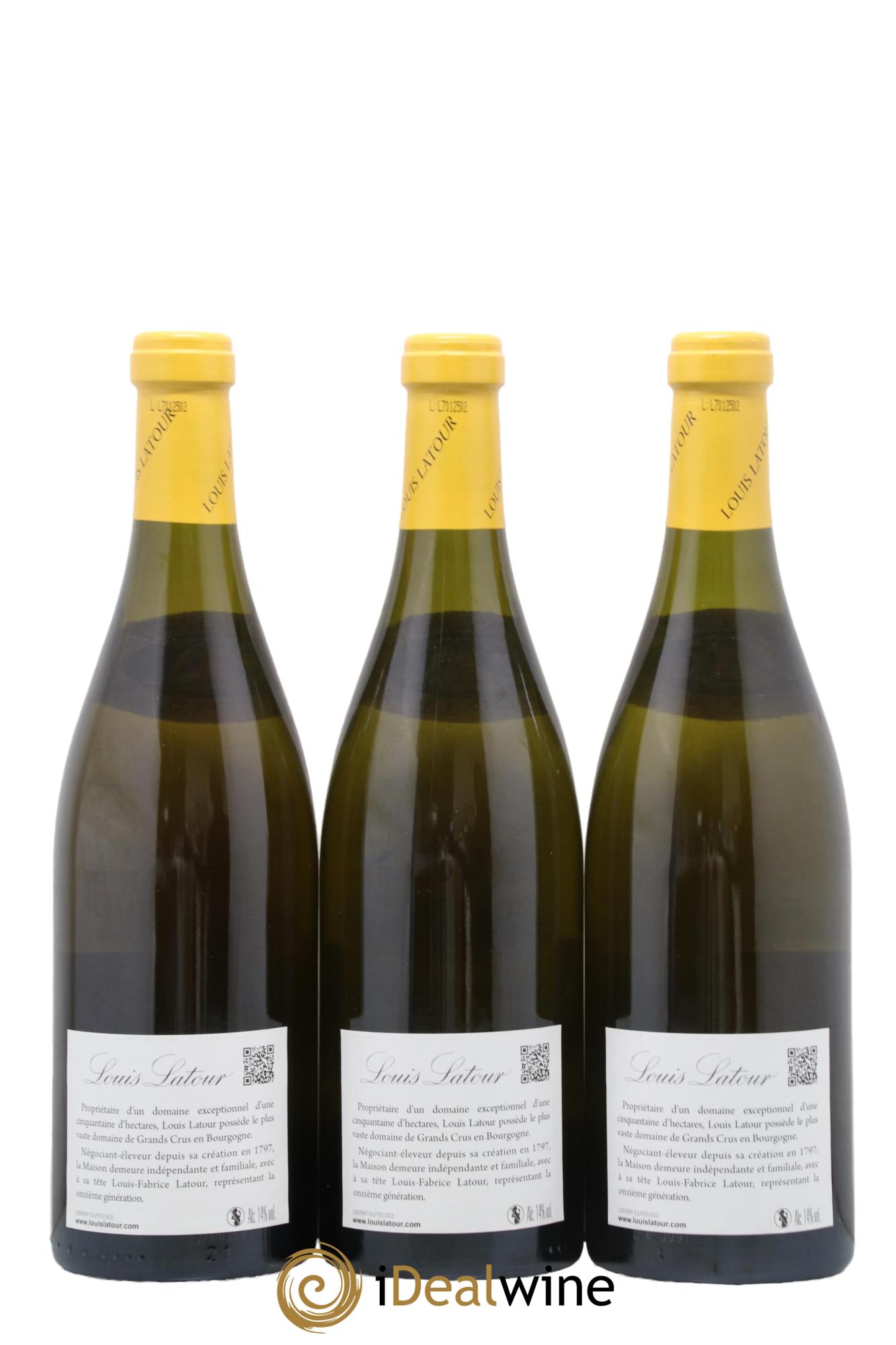 Bâtard-Montrachet Grand Cru Louis Latour 2015 - Lot of 3 bottles - 1