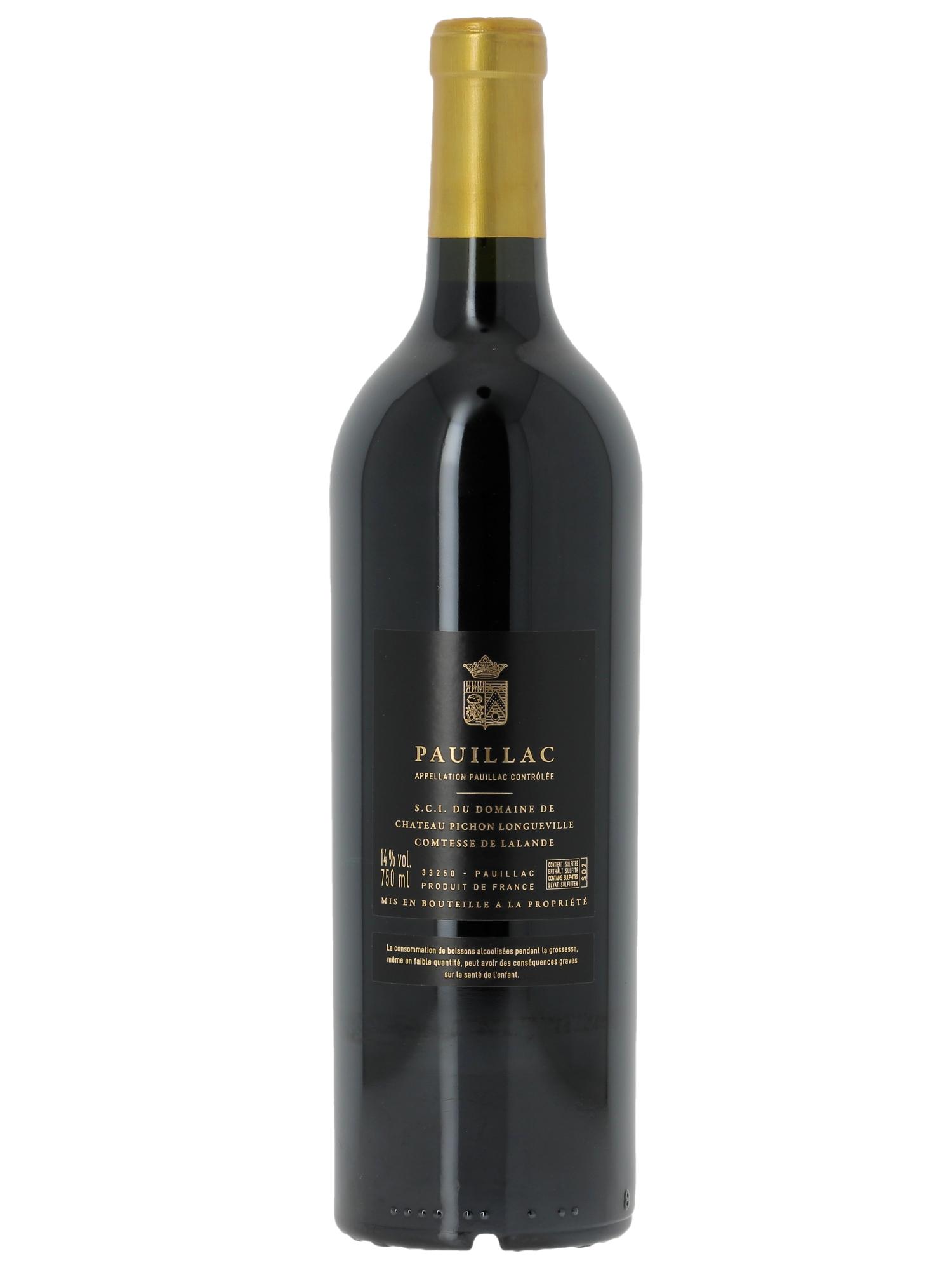 Château Pichon Longueville Comtesse de Lalande 2ème Grand Cru Classé (CBO à partir de 6 bts) 2020 - Lot de 1 bouteille - 1