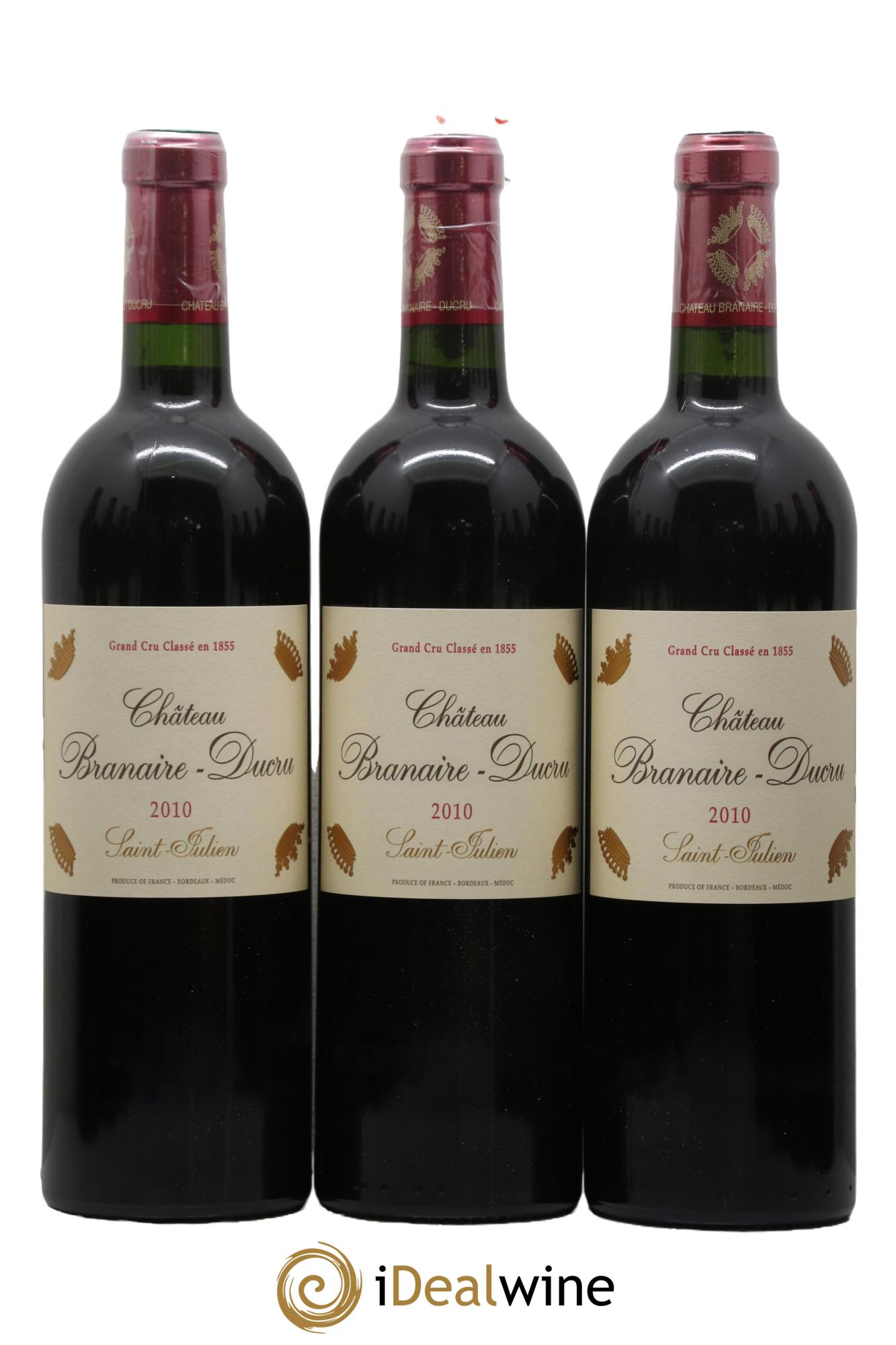 Château Branaire Ducru 4ème Grand Cru Classé 2010 - Posten von 12 Flaschen - 3
