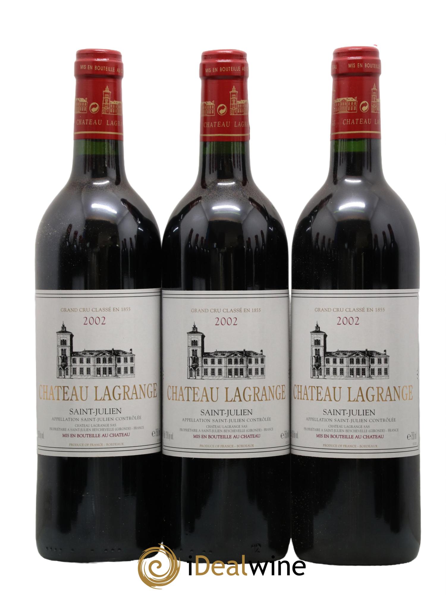 Château Lagrange 3ème Grand Cru Classé 2002 - Posten von 12 Flaschen - 4