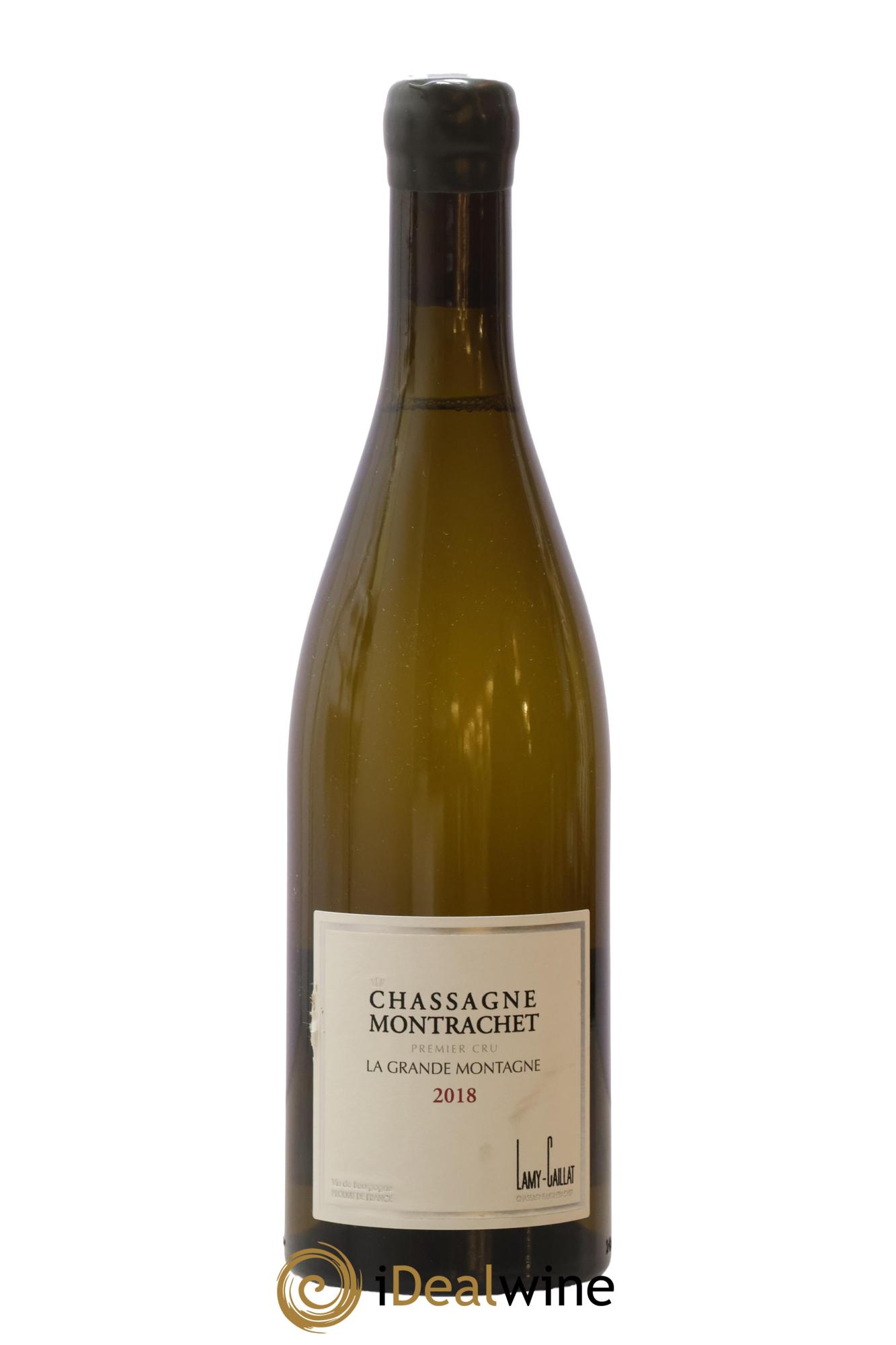 Chassagne-Montrachet 1er Cru La Grande Montagne Lamy-Caillat (Domaine) 2018 - Lot de 1 bouteille - 0