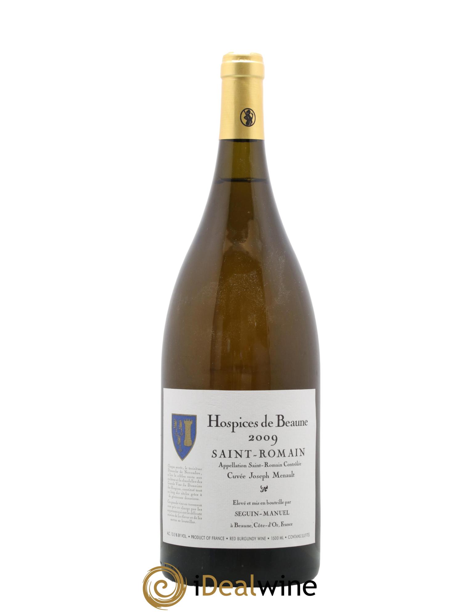 Saint-Romain Hospices De Beaune Cuvee Joseph Menault Domaine Seguin Manuel 2009 - Lot de 1 magnum - 0