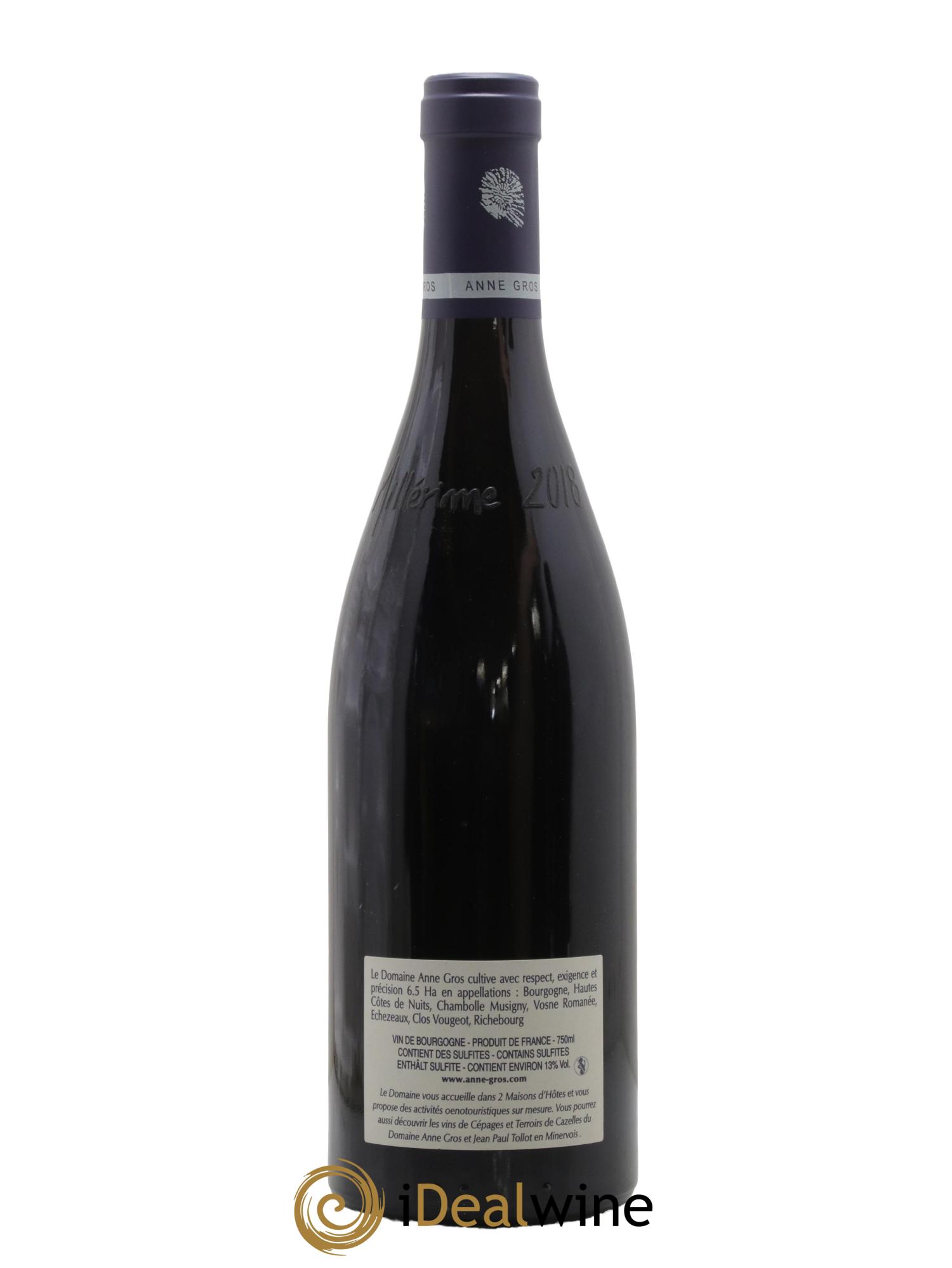 Clos de Vougeot Grand Cru Le Grand Maupertui Anne Gros 2018 - Lotto di 1 bottiglia - 1