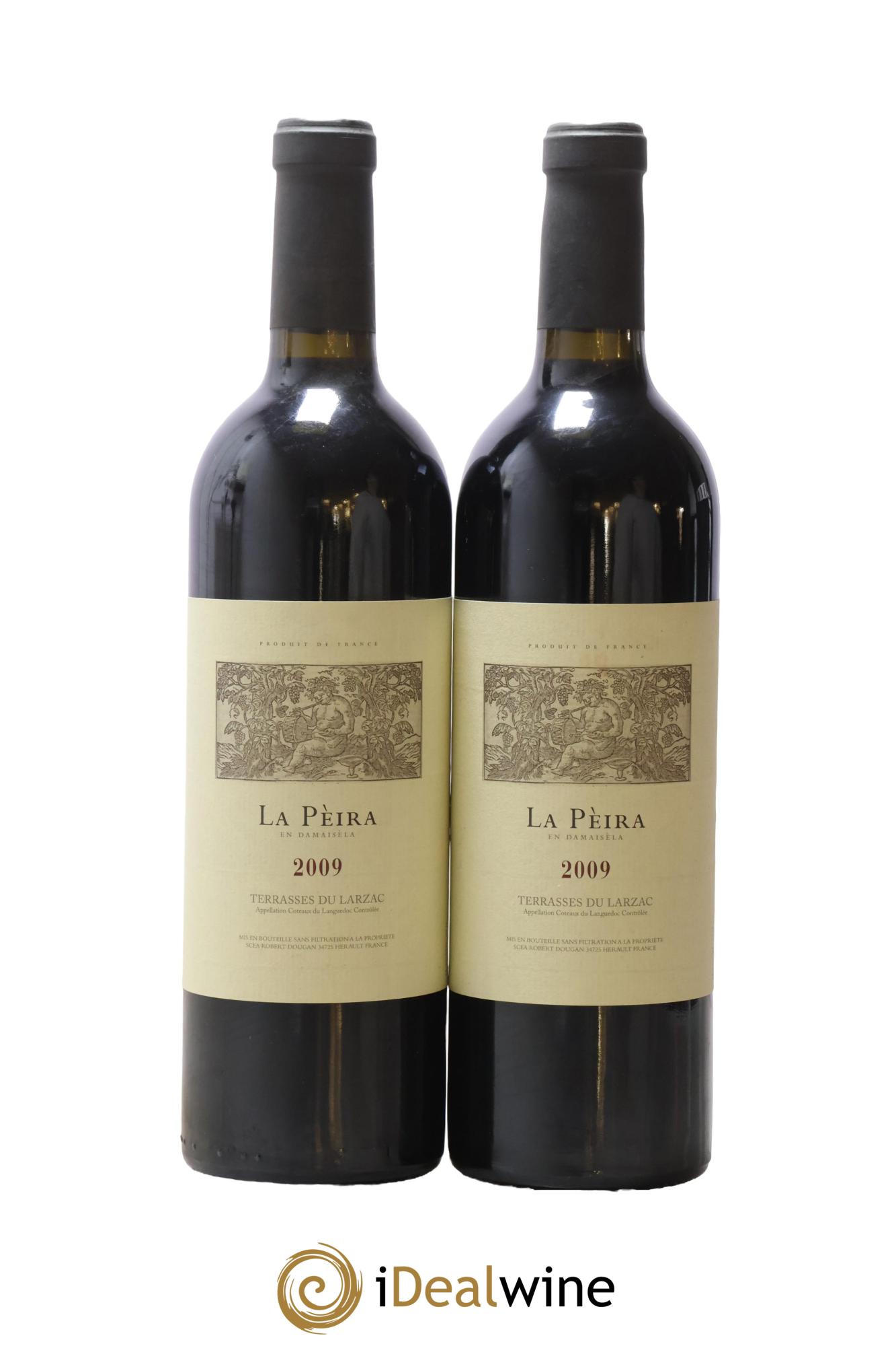 Terrasses du Larzac Domaine de La Pèira en Damaisèla La Pèira Karine Ahton et Robert Dougan 2009 - Lot of 2 bottles - 0