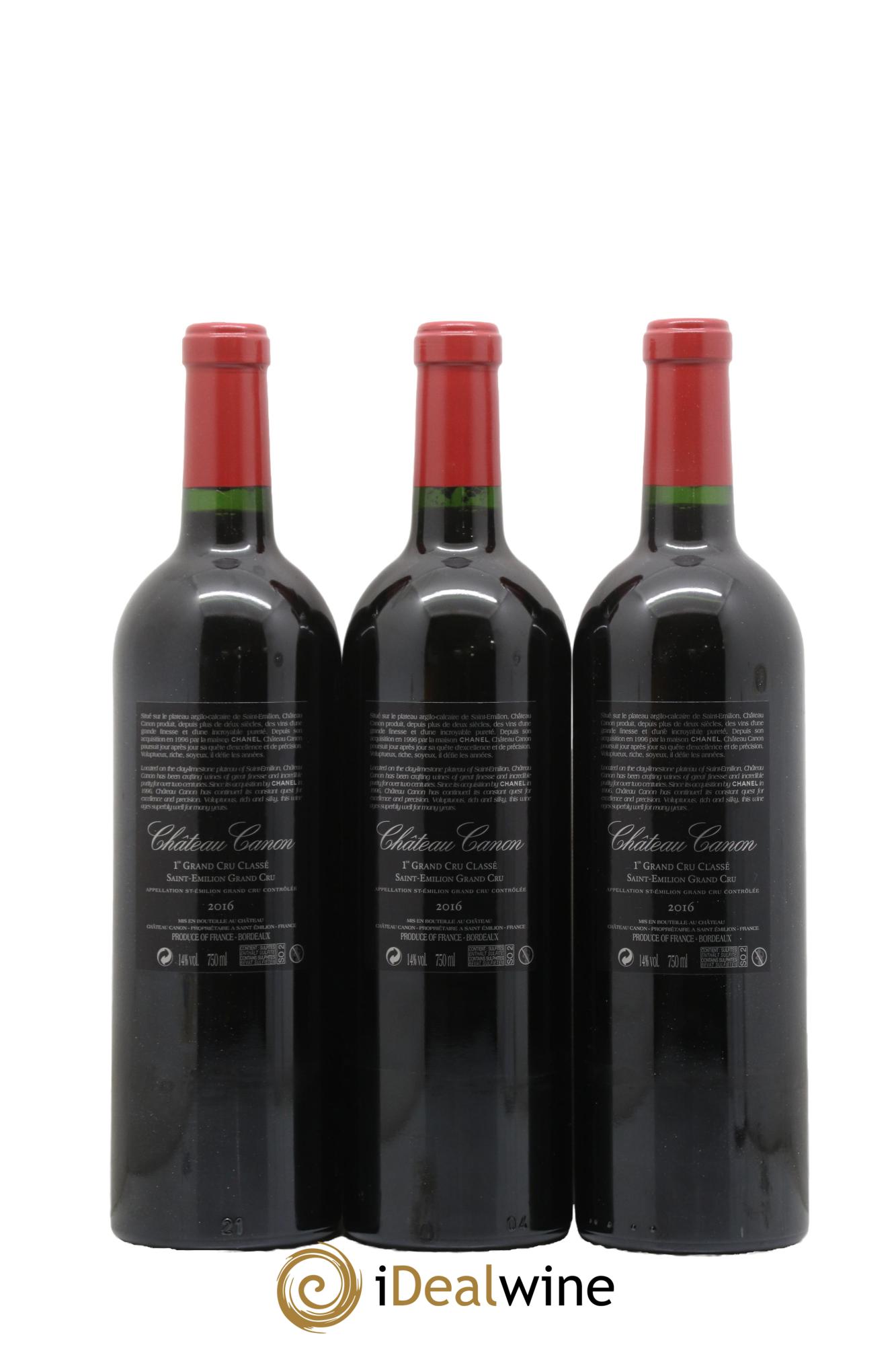 Château Canon 1er Grand Cru Classé B 2016 - Lot de 6 bouteilles - 4