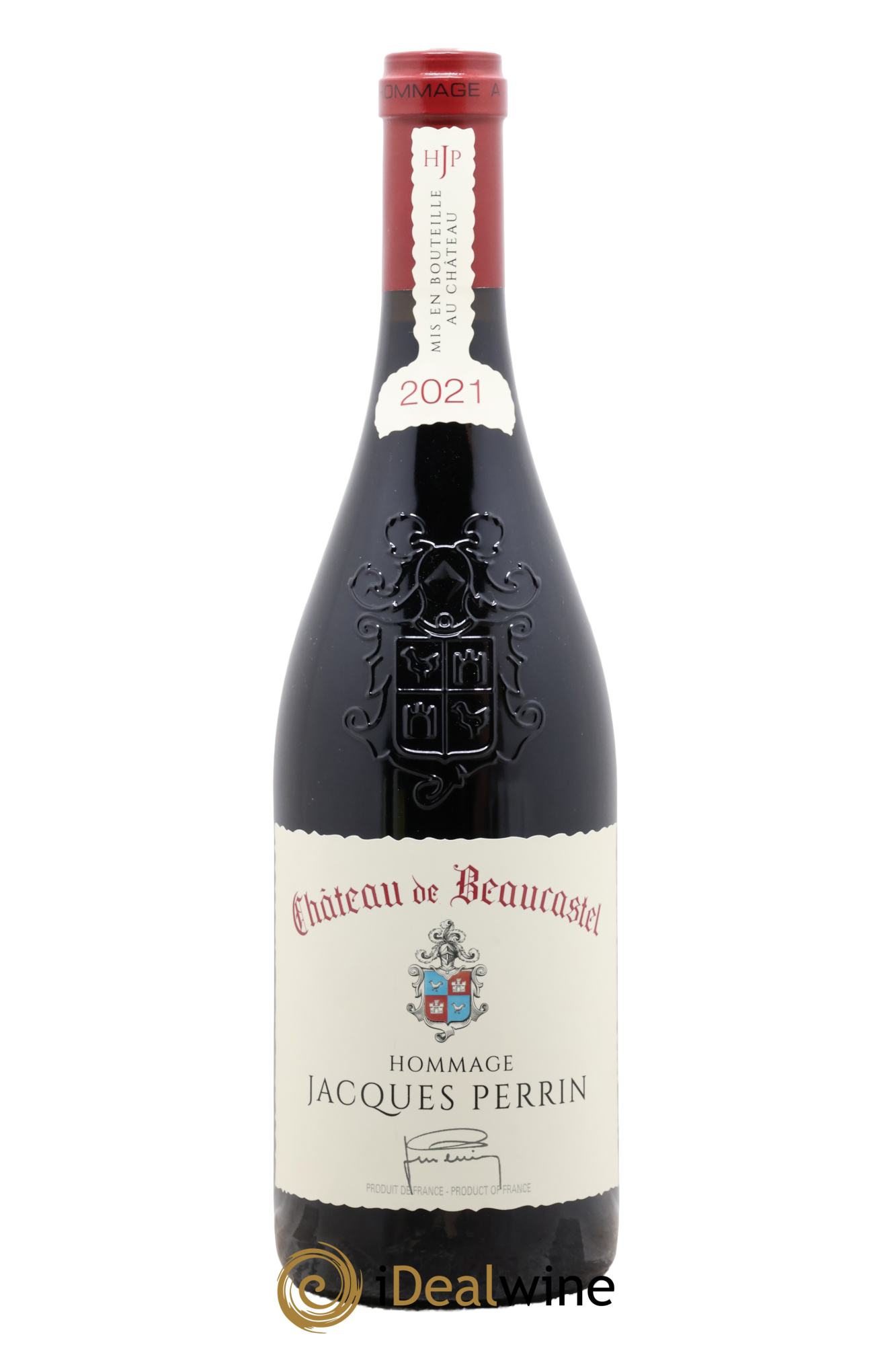 Châteauneuf-du-Pape Château de Beaucastel Hommage à Jacques Perrin Famille Perrin 2021 - Lot of 1 bottle - 0