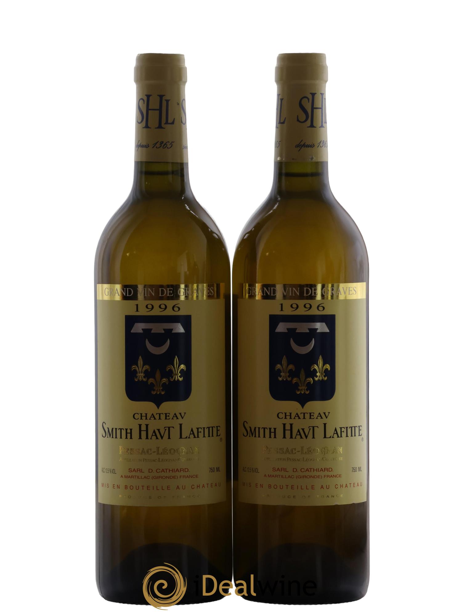 Château Smith Haut Lafitte 1996 - Lot of 2 bottles - 0