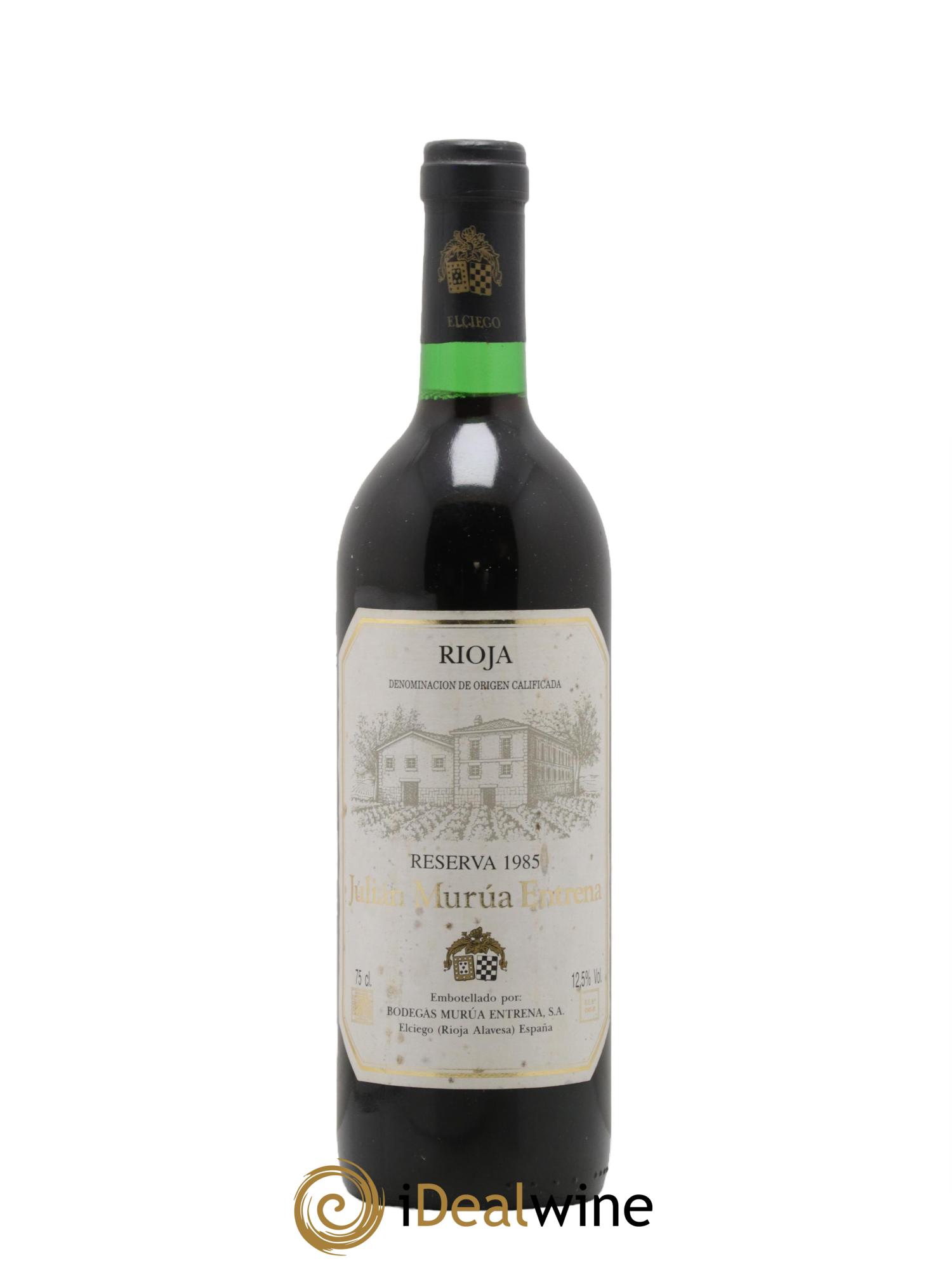 Rioja DOCA Bodegas Murua Entrena Reserva 1985 - Posten von 1 Flasche - 0