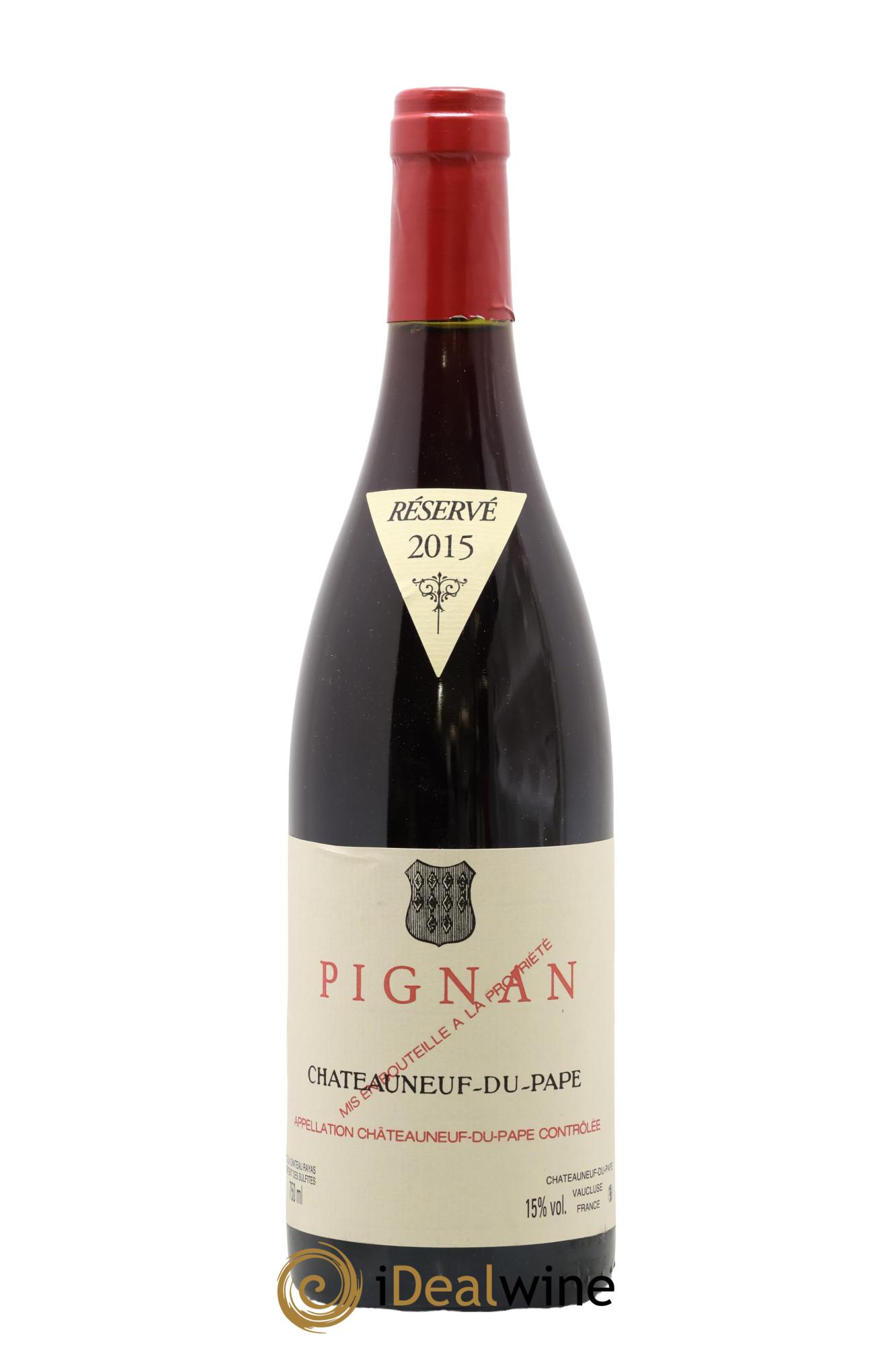 Châteauneuf-du-Pape Pignan Emmanuel Reynaud 2015 - Lot of 1 bottle - 0