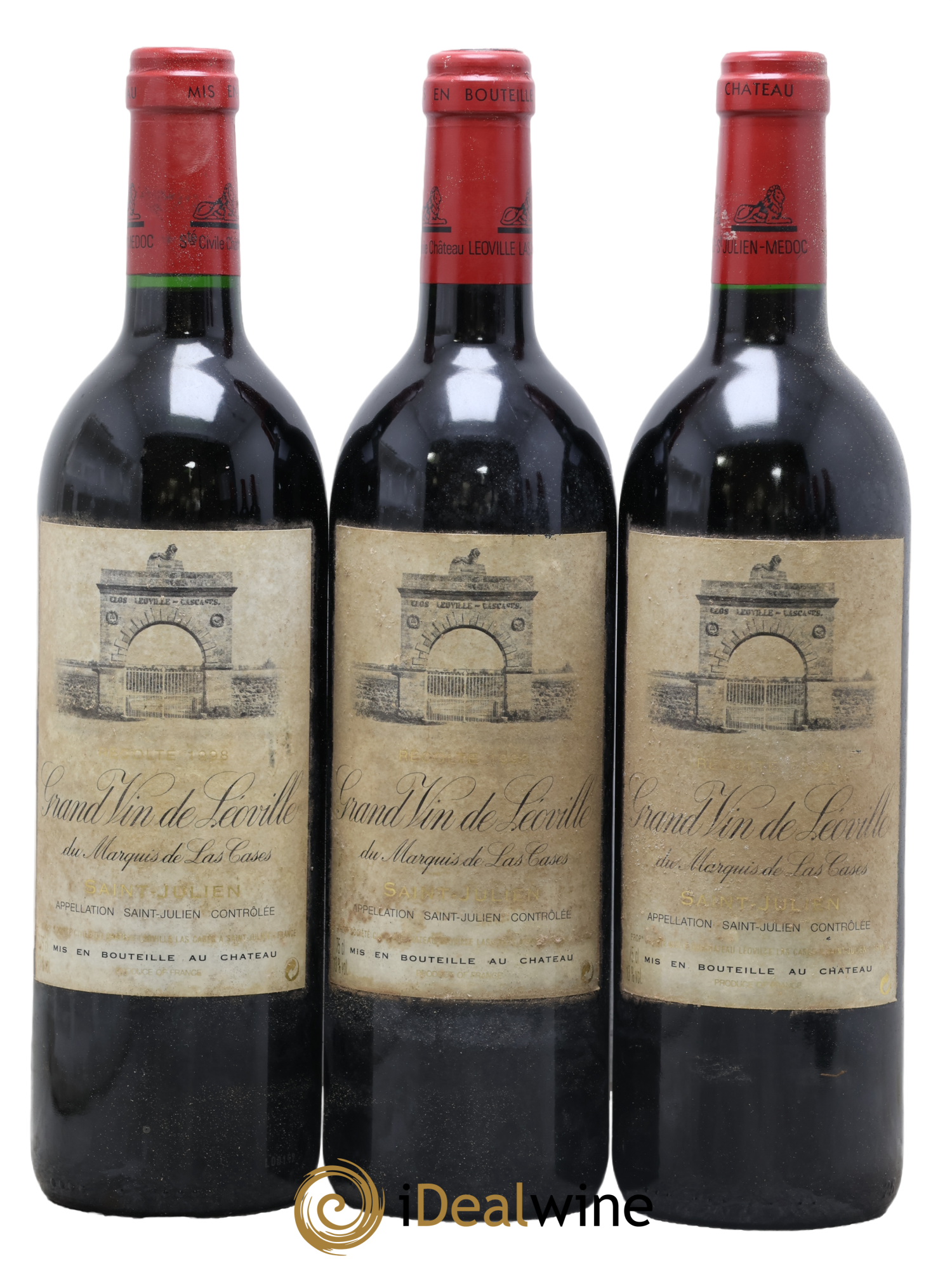 Château Léoville Las Cases 2ème Grand Cru Classé 1998 - Lot de 6 bouteilles - 1