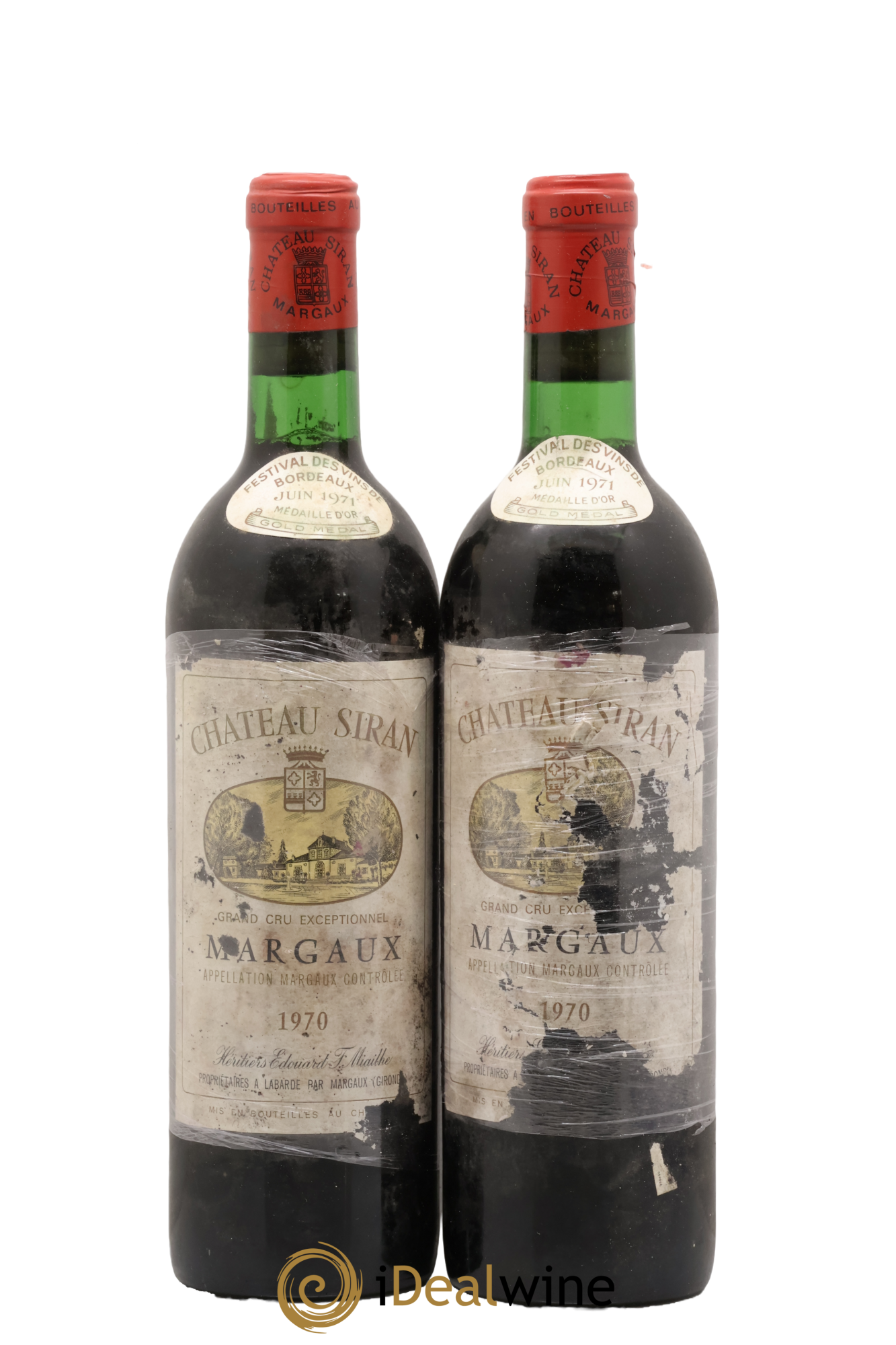 Château Siran 1970 - Lot de 2 bouteilles - 0