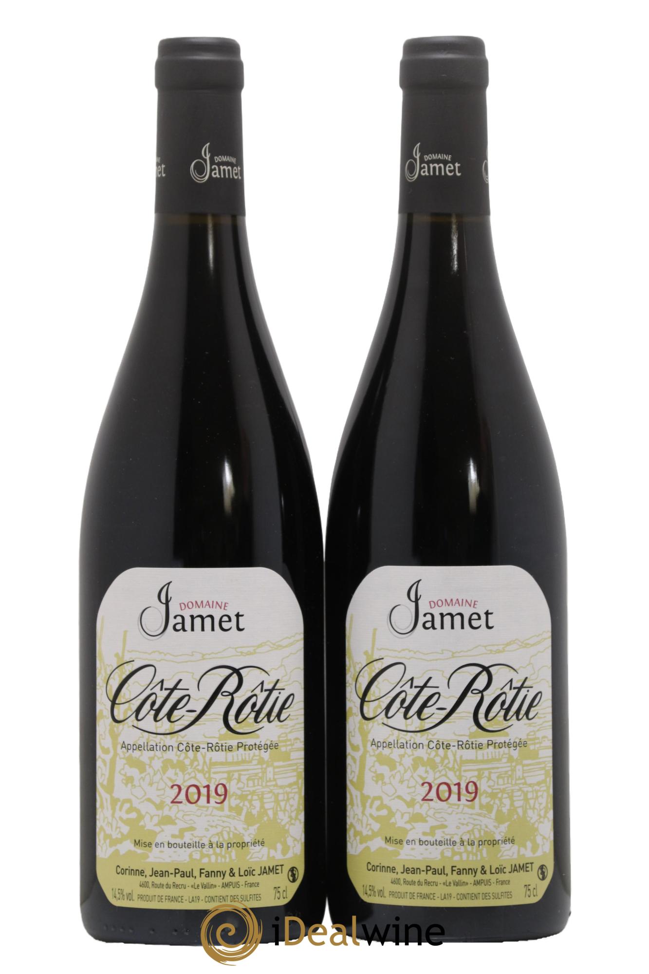 Côte-Rôtie Jamet (Domaine) 2019 - Lot de 2 bouteilles - 0