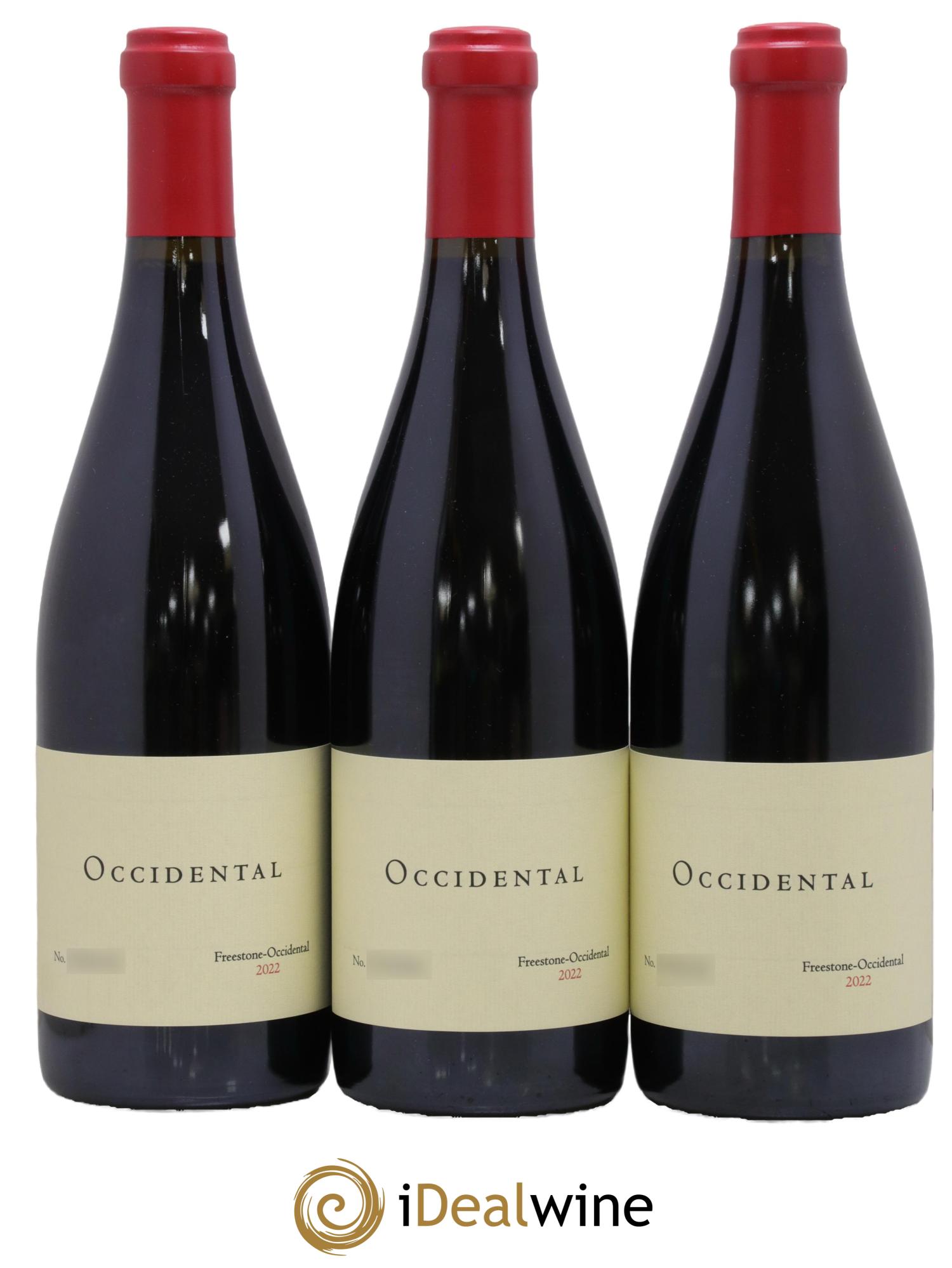 Sonoma Coast Occidental Freestone-Occidental 2022 - Lot de 3 bouteilles - 0