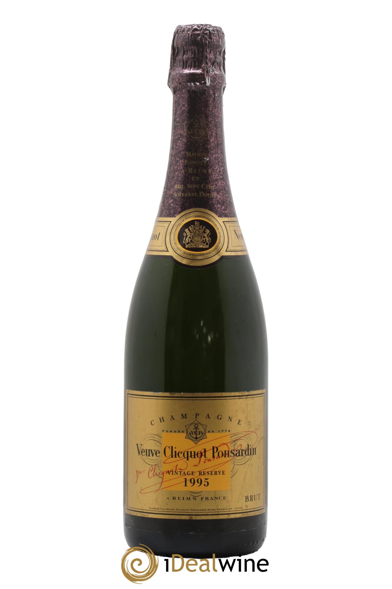 Vintage Veuve Clicquot 1995 - Posten von 1 Flasche - 0