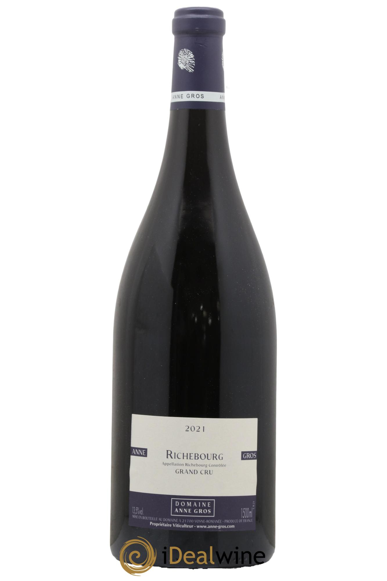 Richebourg Grand Cru Anne Gros 2021 - Lot of 1 magnum - 0