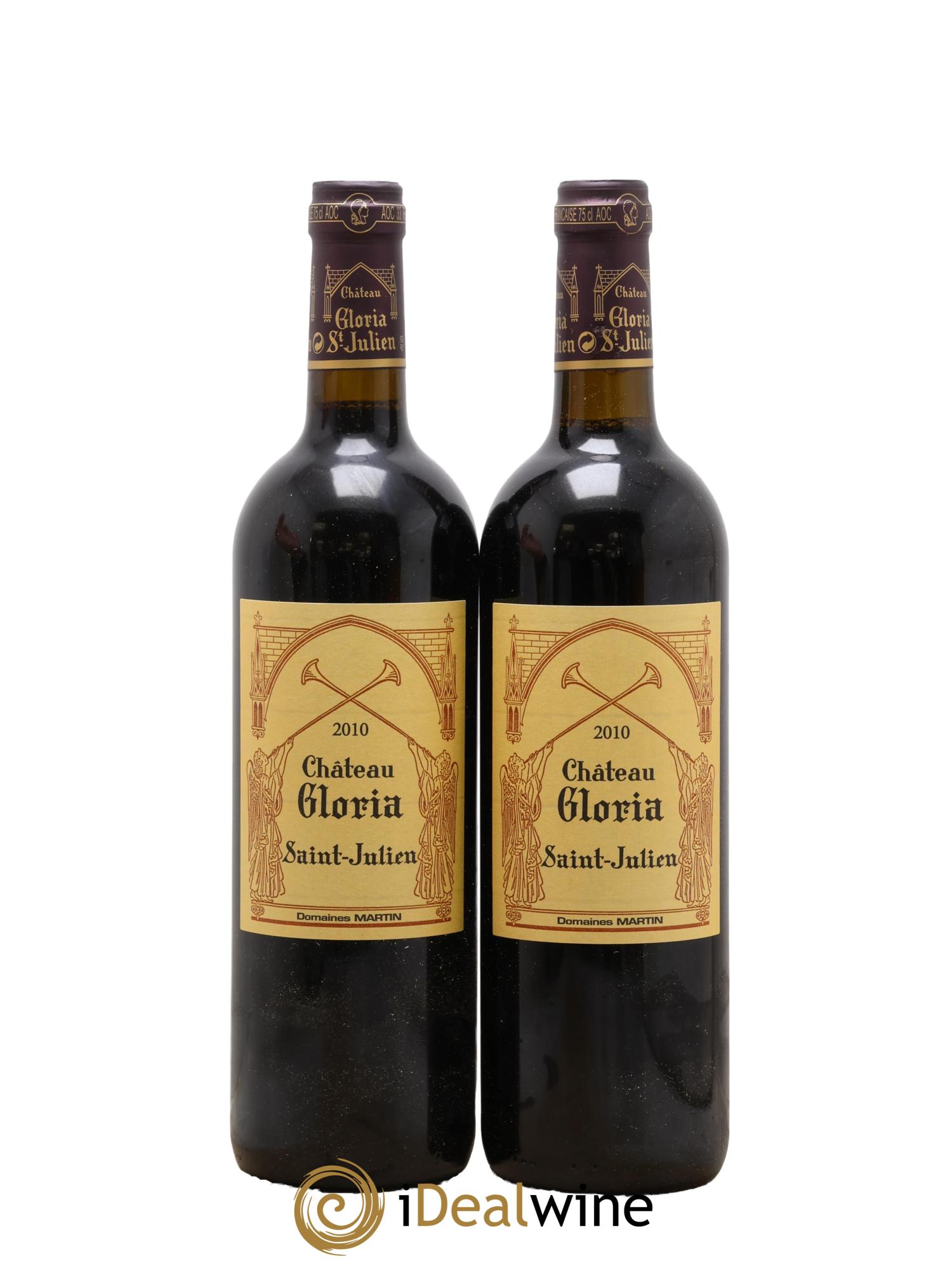 Château Gloria 2010 - Lot de 2 bouteilles - 0