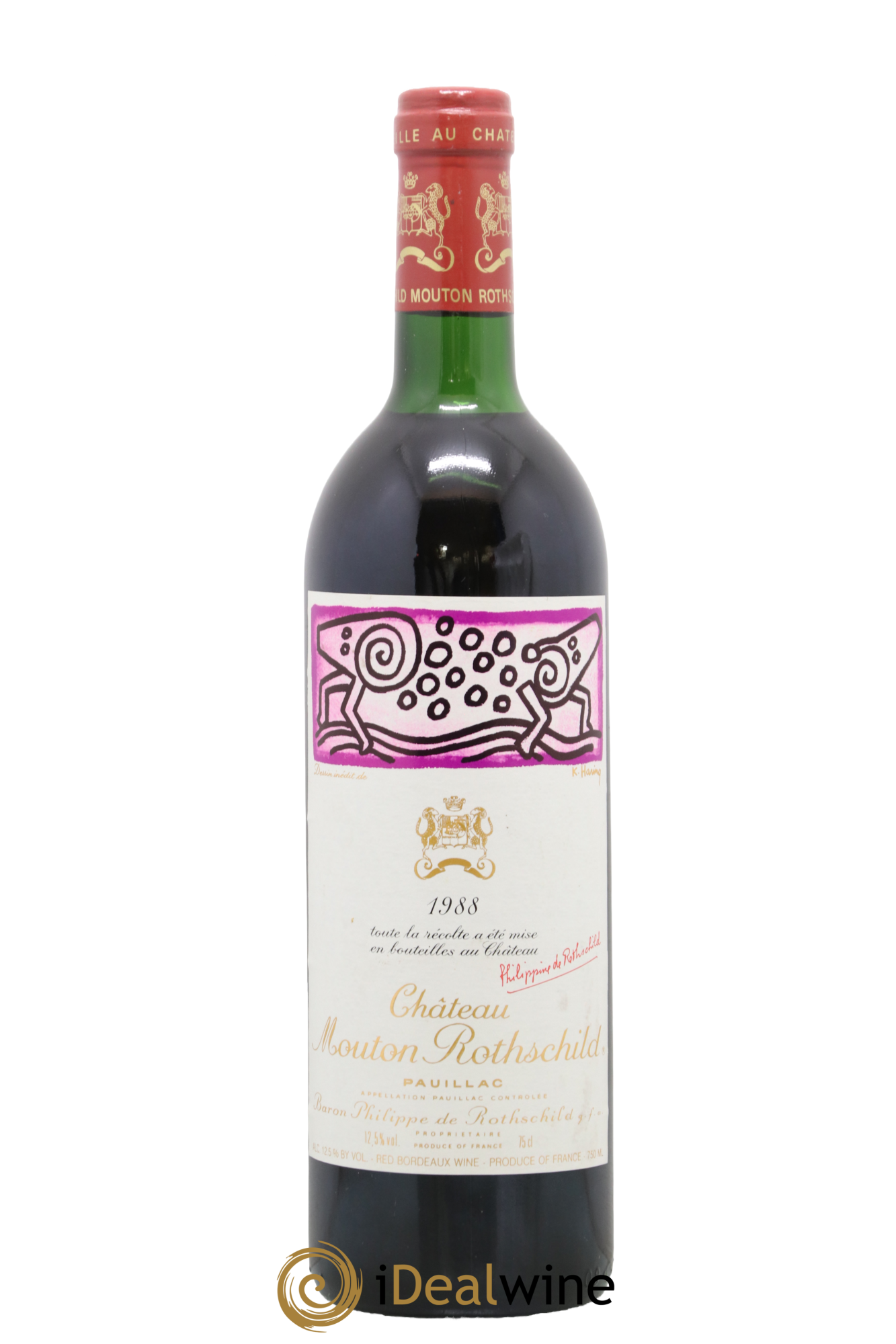Château Mouton Rothschild 1er Grand Cru Classé 1988 - Lotto di 1 bottiglia - 0